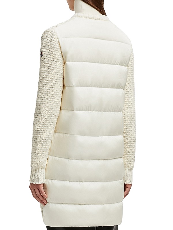 Shop Moncler Lurex Wool Blended Long Cardigan | Saks Fifth Shop Moncler Lurex Wool Blended Long Cardigan | Saks Fifth