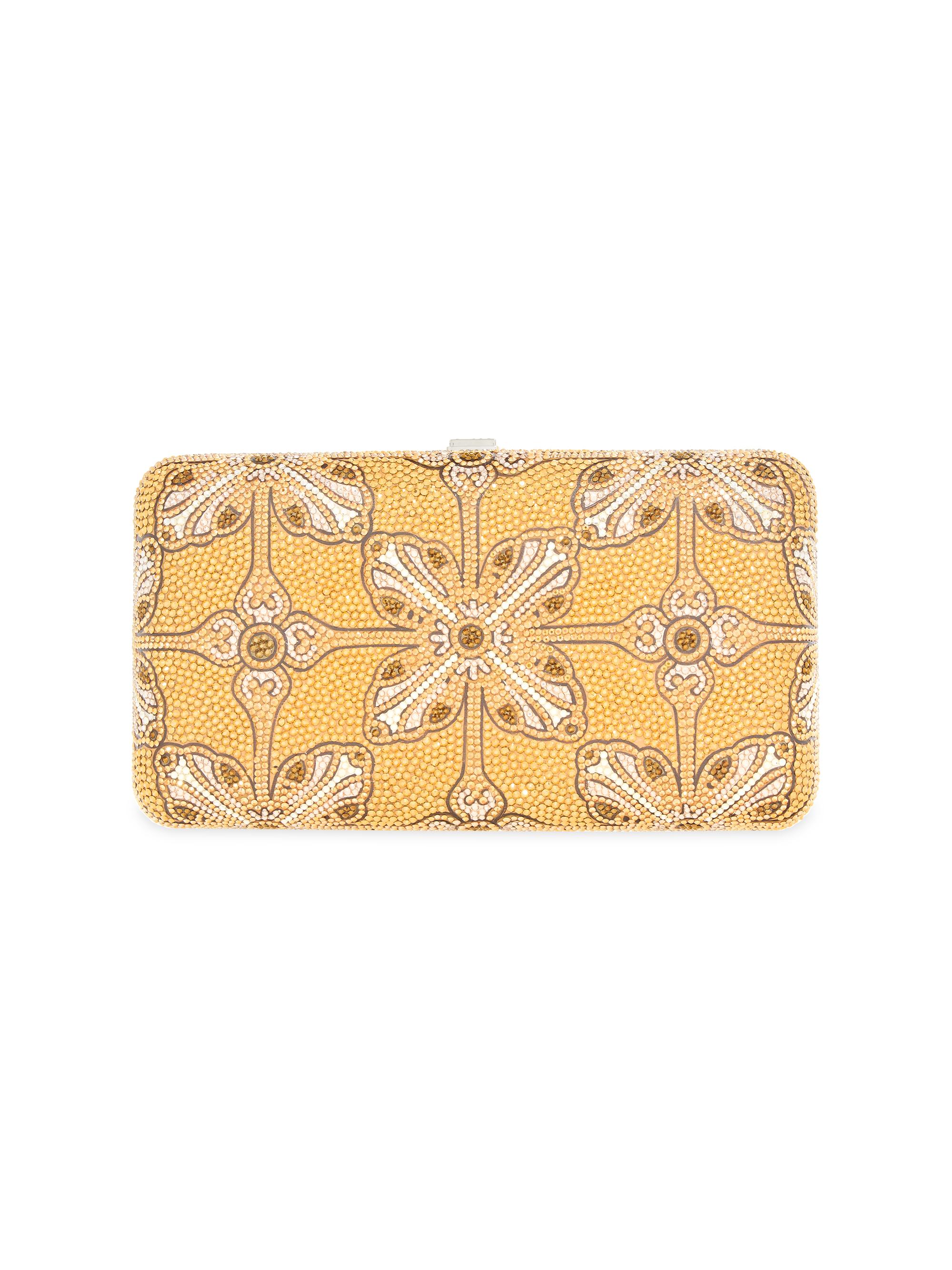 Judith Leiber Couture Women's Gilded Stamp Rectanglular Clutch - Silver Aurum Mutli
