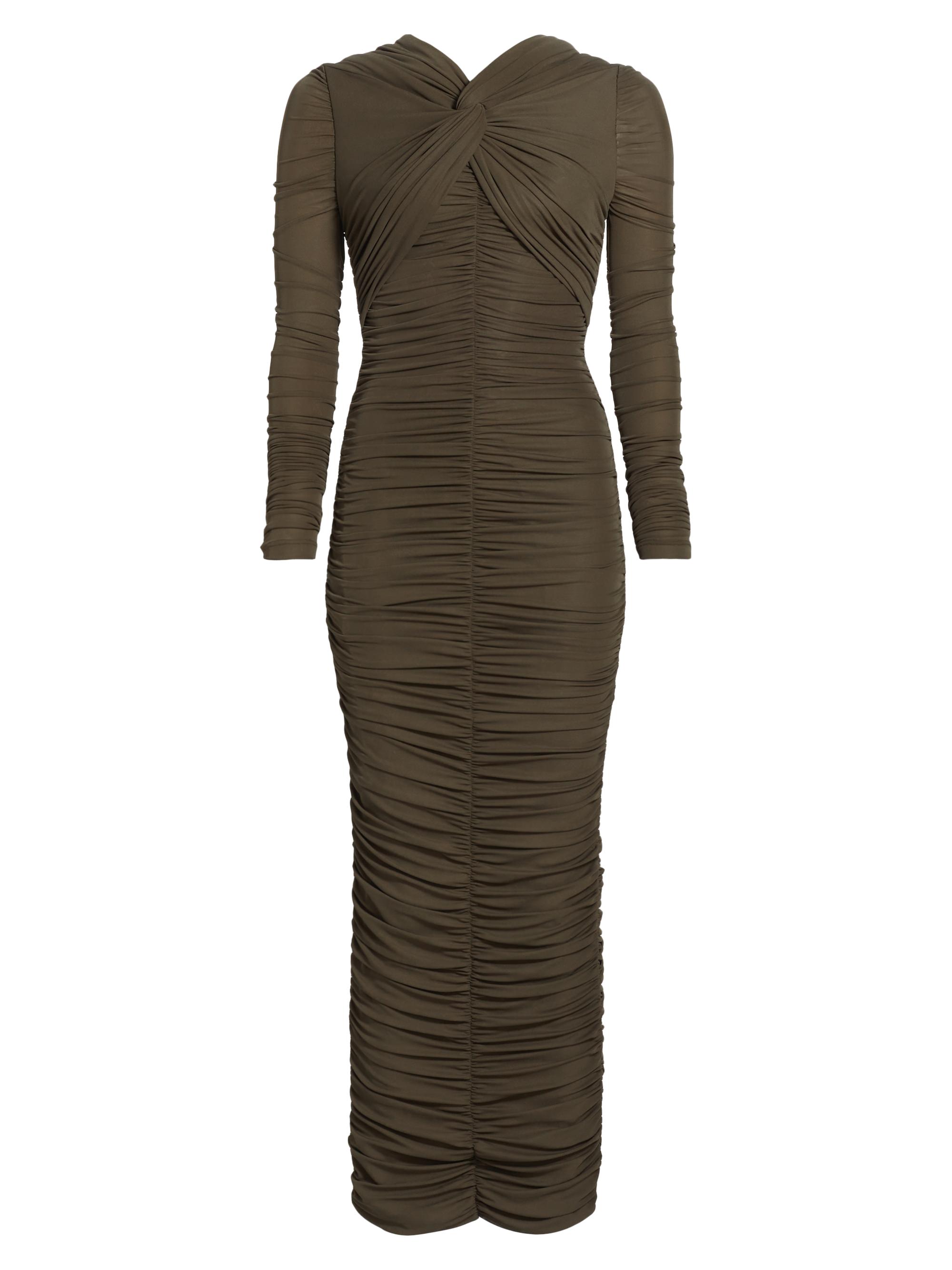 Ronny Kobo Derek Ruched Twist-Detail Maxi Dress | Saks Fifth Avenue