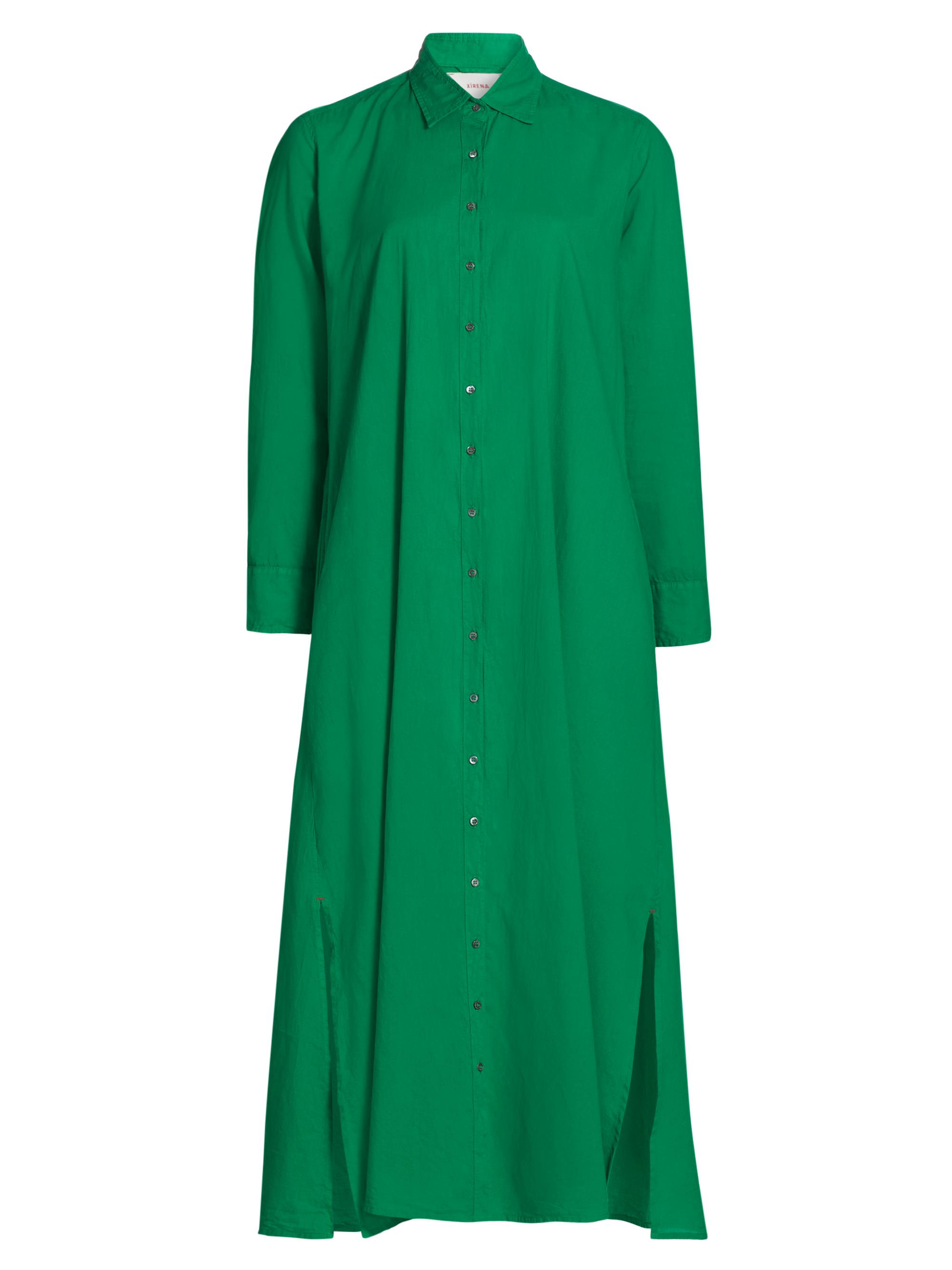 XÍRENA Women's Boden Maxi Shirtdress - Sea Green