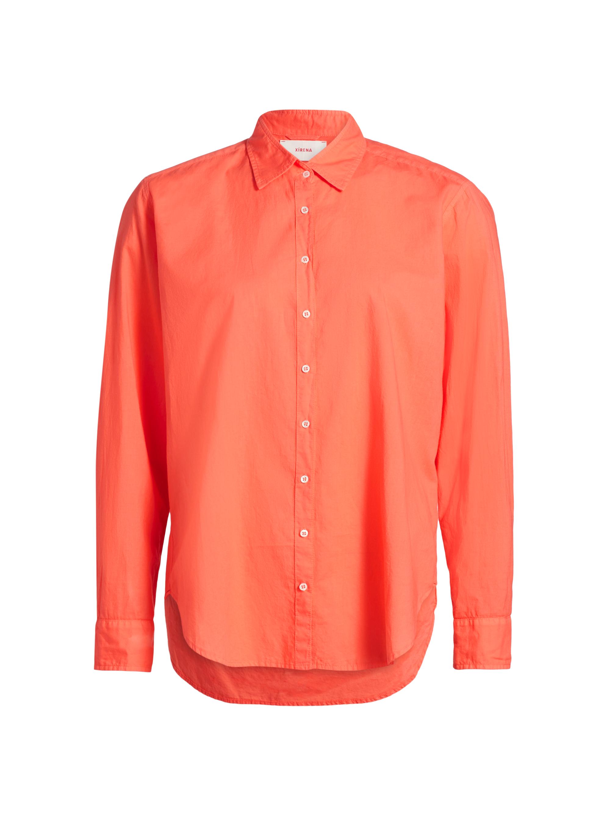 Xirena Women's Beau Cotton Shirt - Sugar Poppy