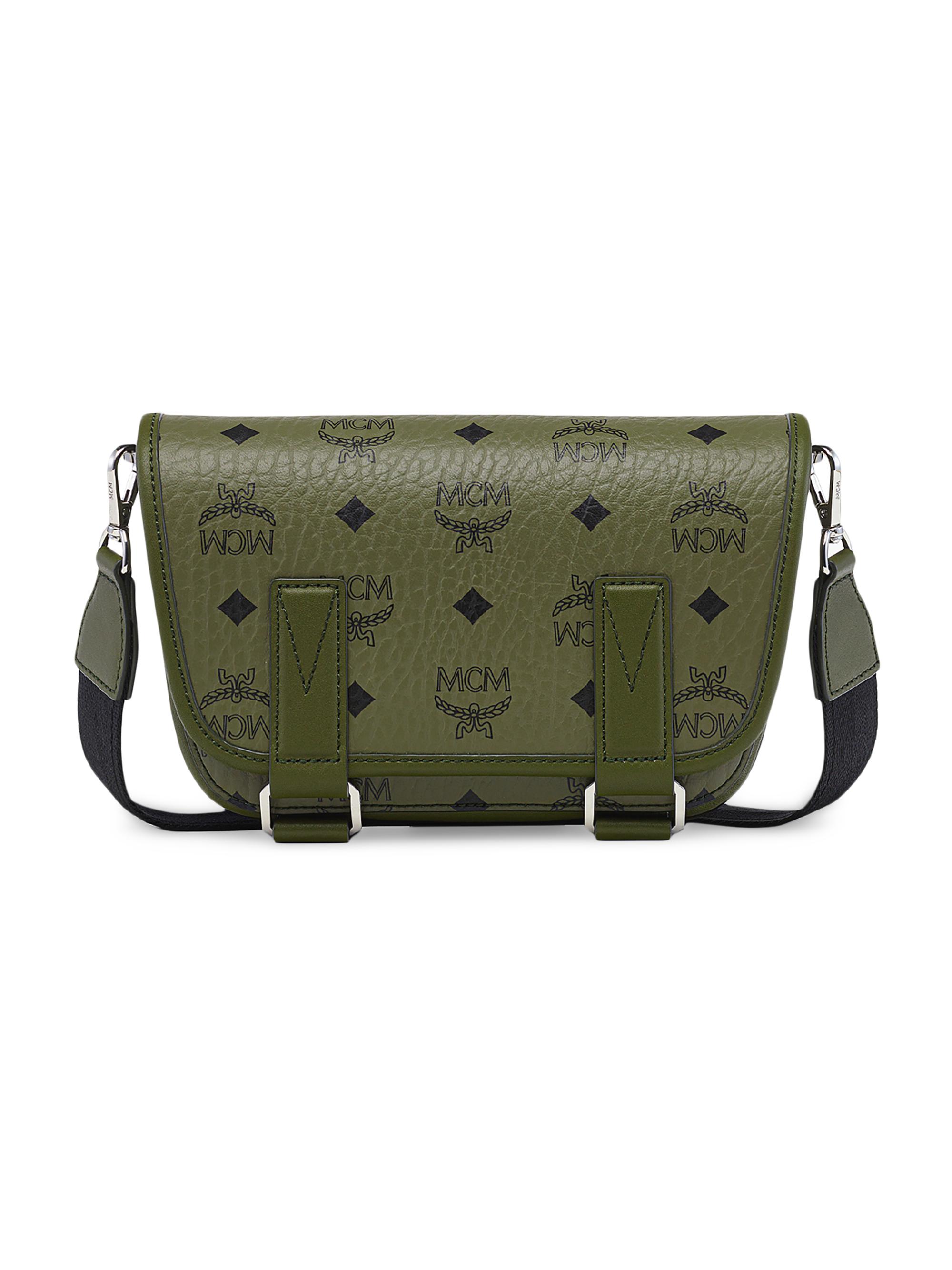 MCM Aren Monogram Visetos Crossbody Bag | Saks Fifth Avenue