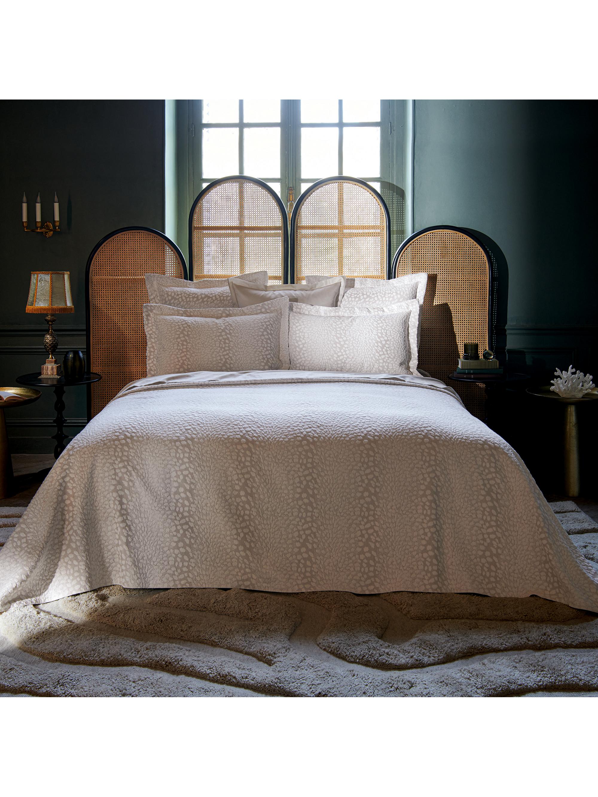 Anne de Solène Imaginaire Coverlet & Sham Collection - Greige European