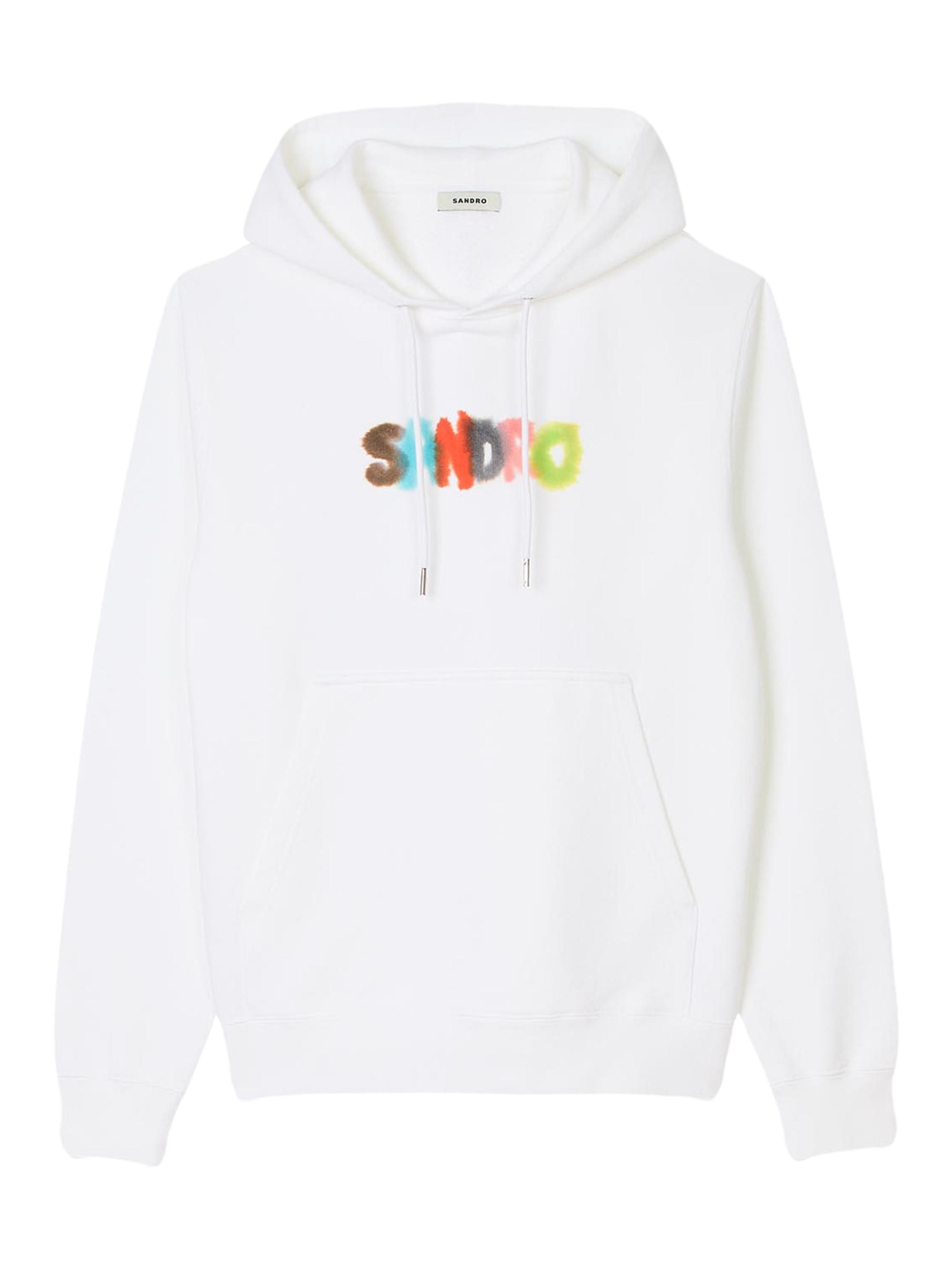 Sandro Men's Wild Animals Hoodie - White