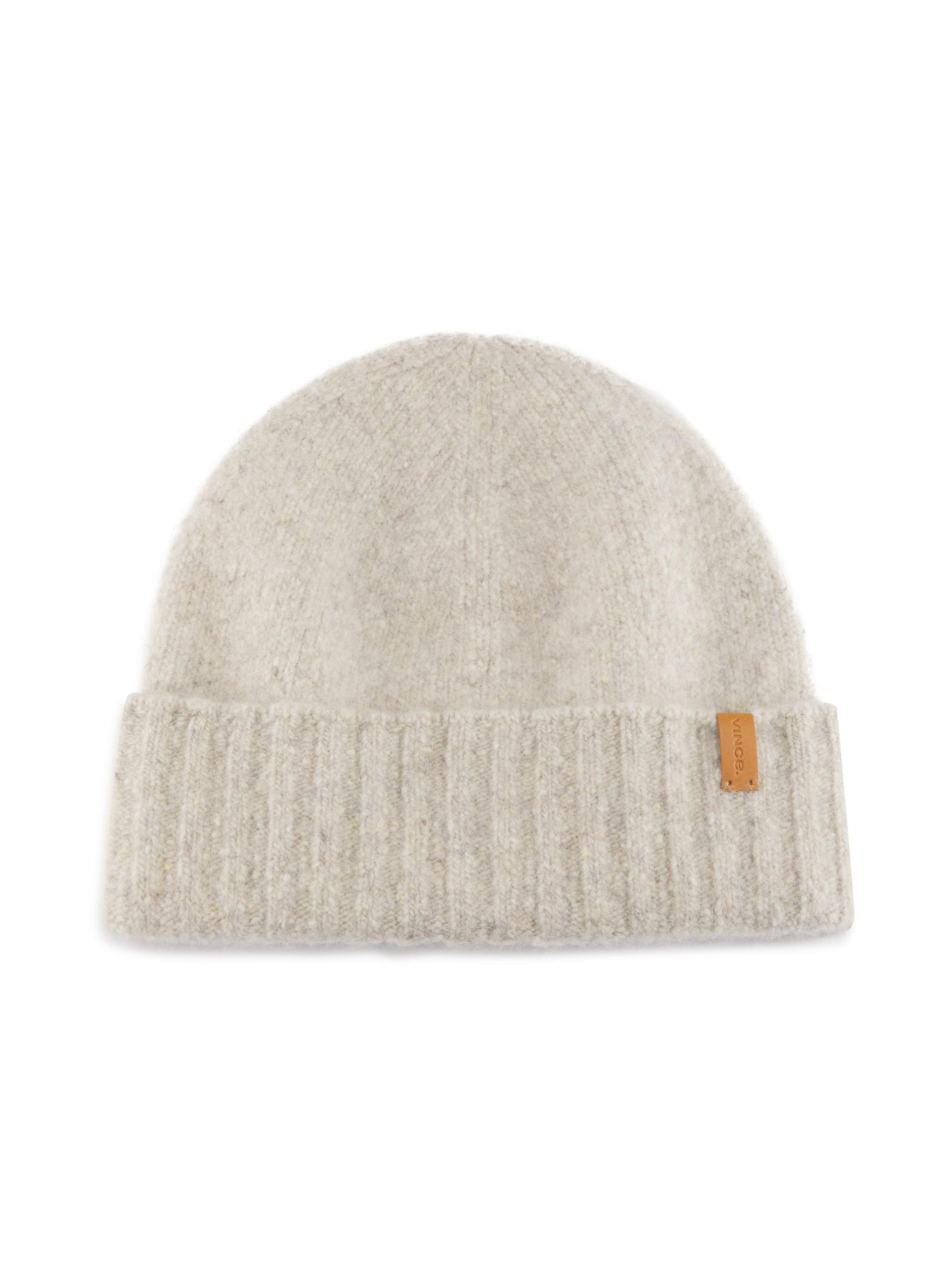 Vince Women's Donegal Cashmere Beanie - Heather Oat