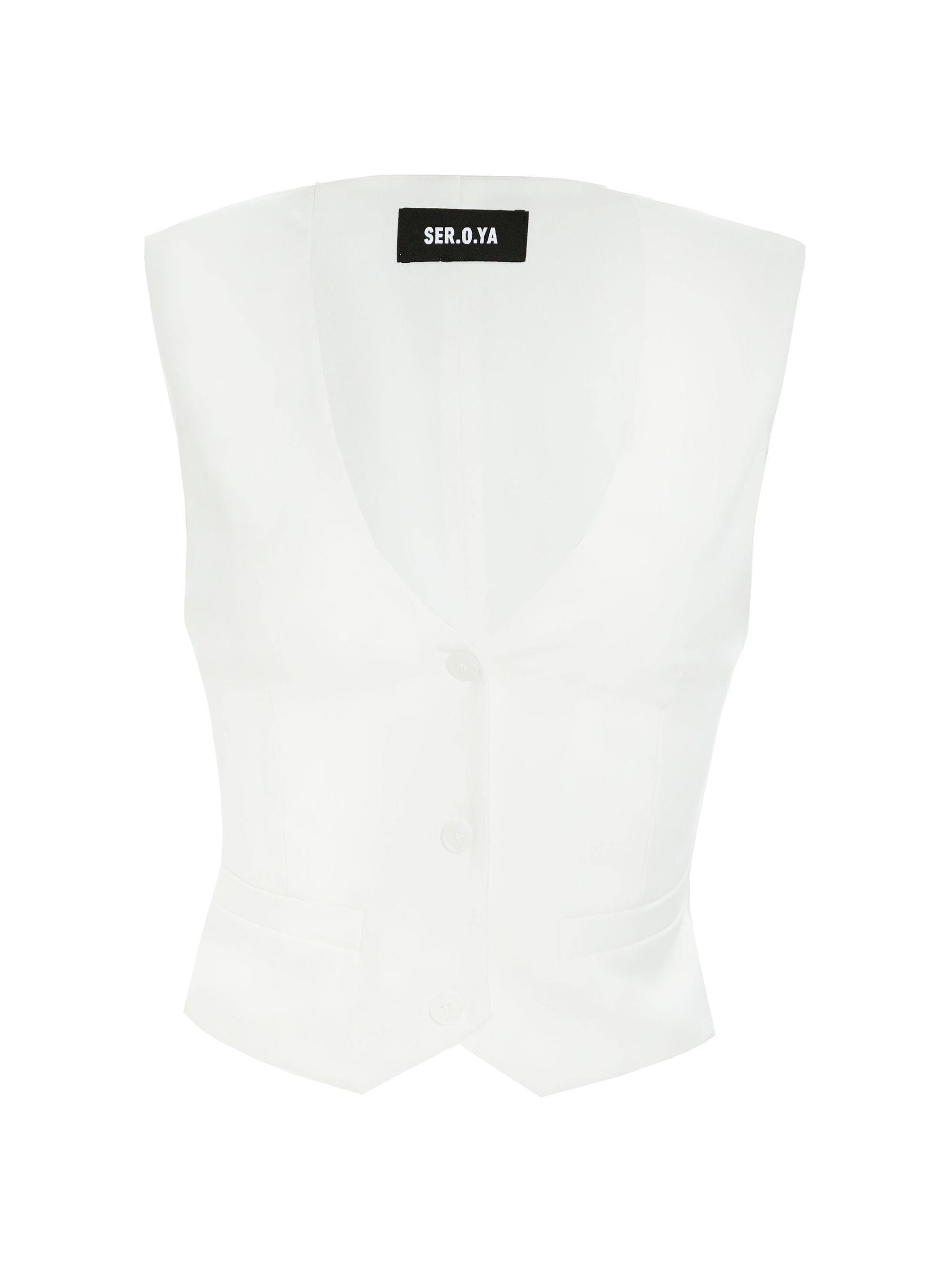 Ser.o.ya Women's Fraser Vest - Porcelain