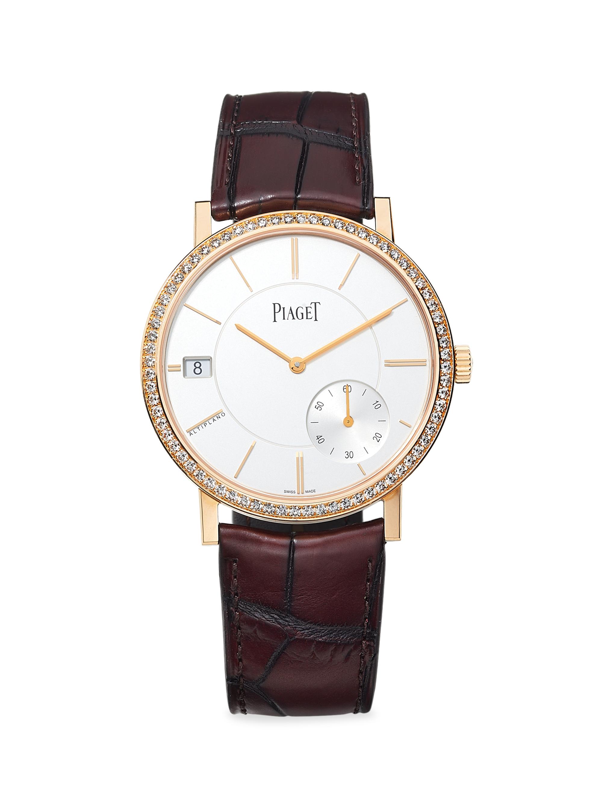 Piaget Women's Altiplano Origin 18K Rose Gold & Alligator Watch/40MM - Rose Gold