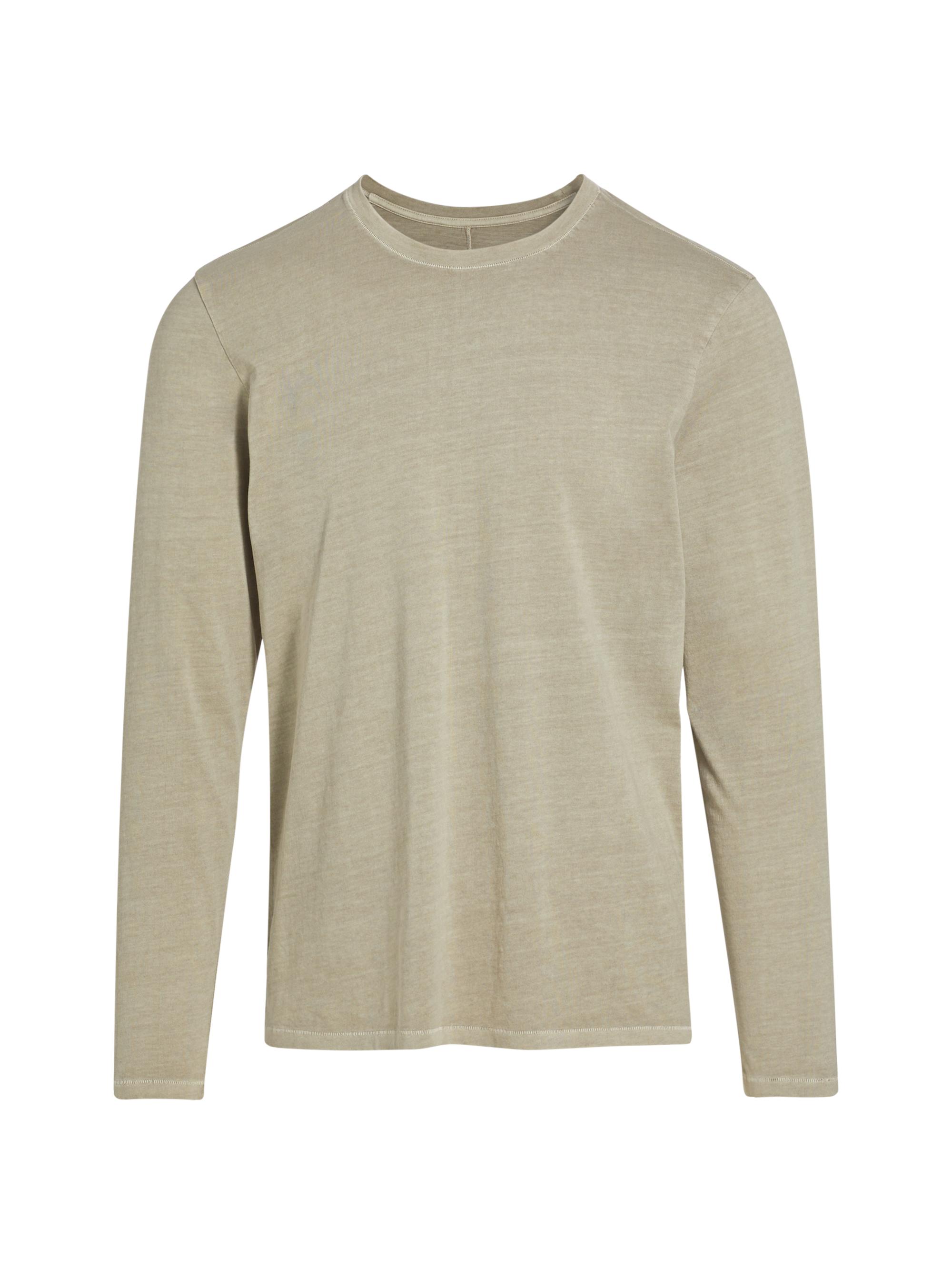 Paige Men's Enzo Cotton Long-Sleeve Shirt - Vintage Silver Pearl