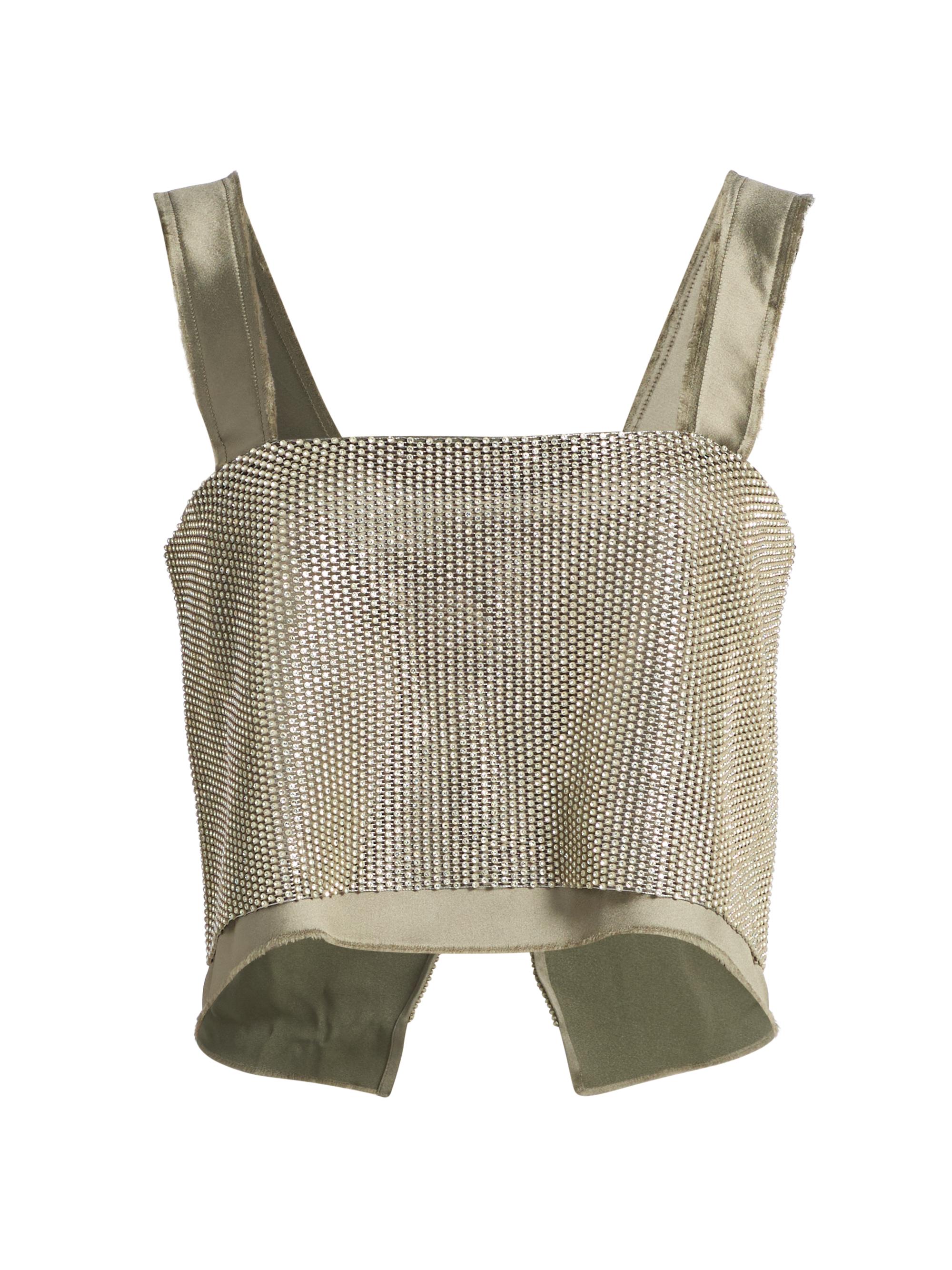 Nonchalant Label Women's Catrina Jewel Tank - Moss