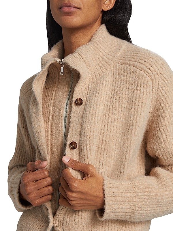 Shop 3.1 Phillip Lim Rib-Knit Alpaca-Blend Long-Sleeve Shop 3.1 Phillip Lim Rib-Knit Alpaca-Blend Long-Sleeve