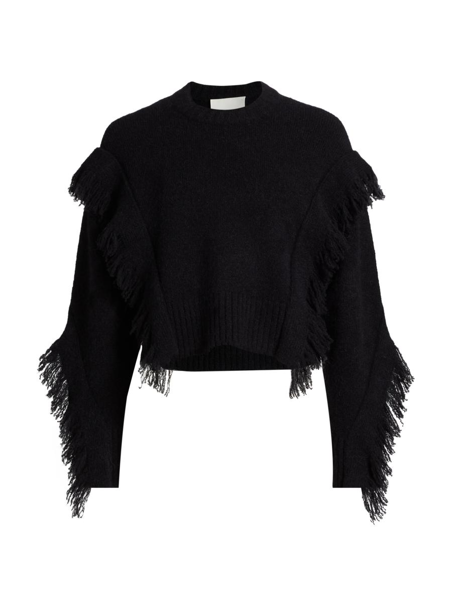 Boucle Fringe Knit Crewneck – 3.1 Phillip Lim