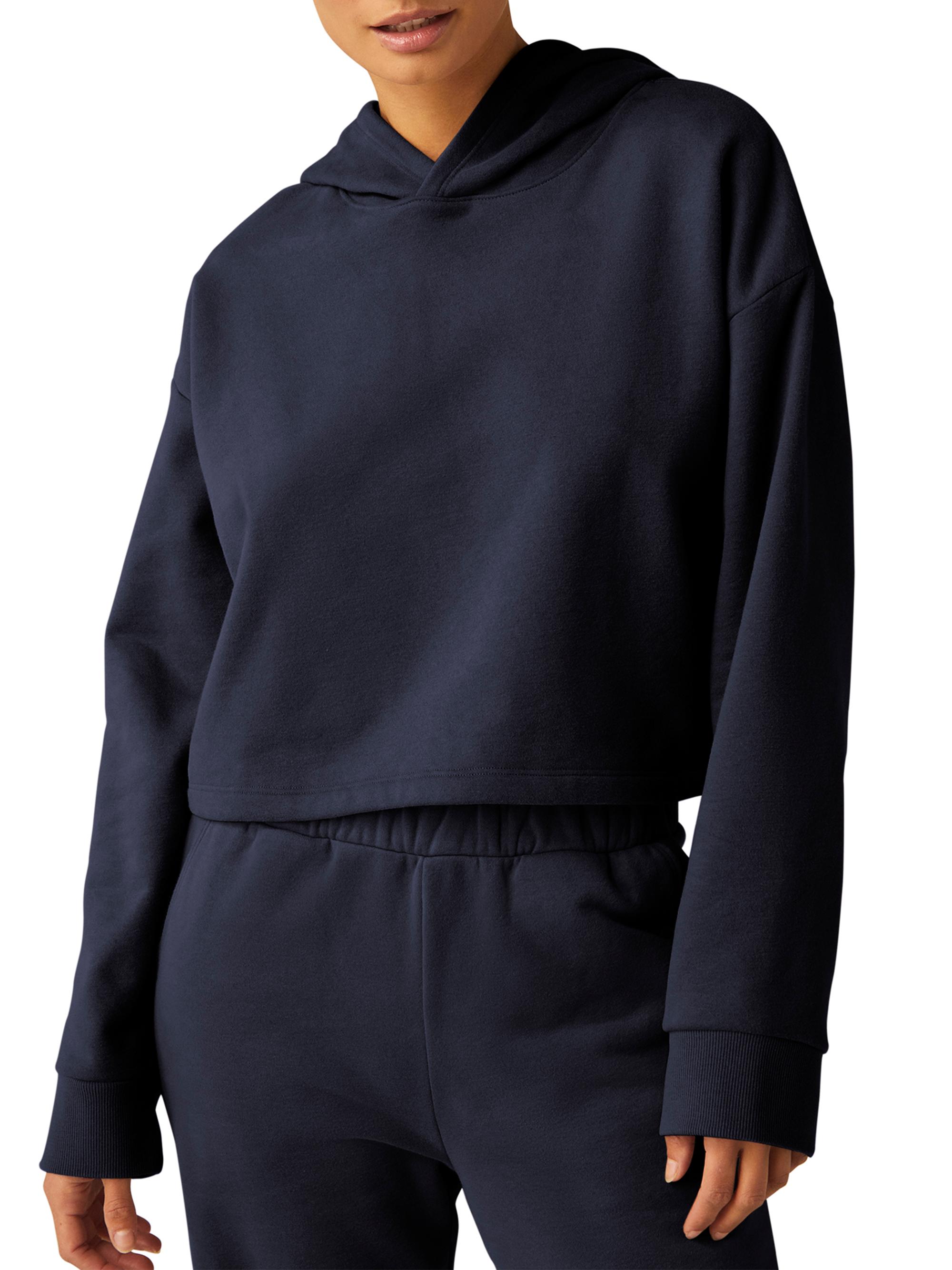 Beyond Yoga Women's Happiness Cropped Hoodie - After Dark Navy