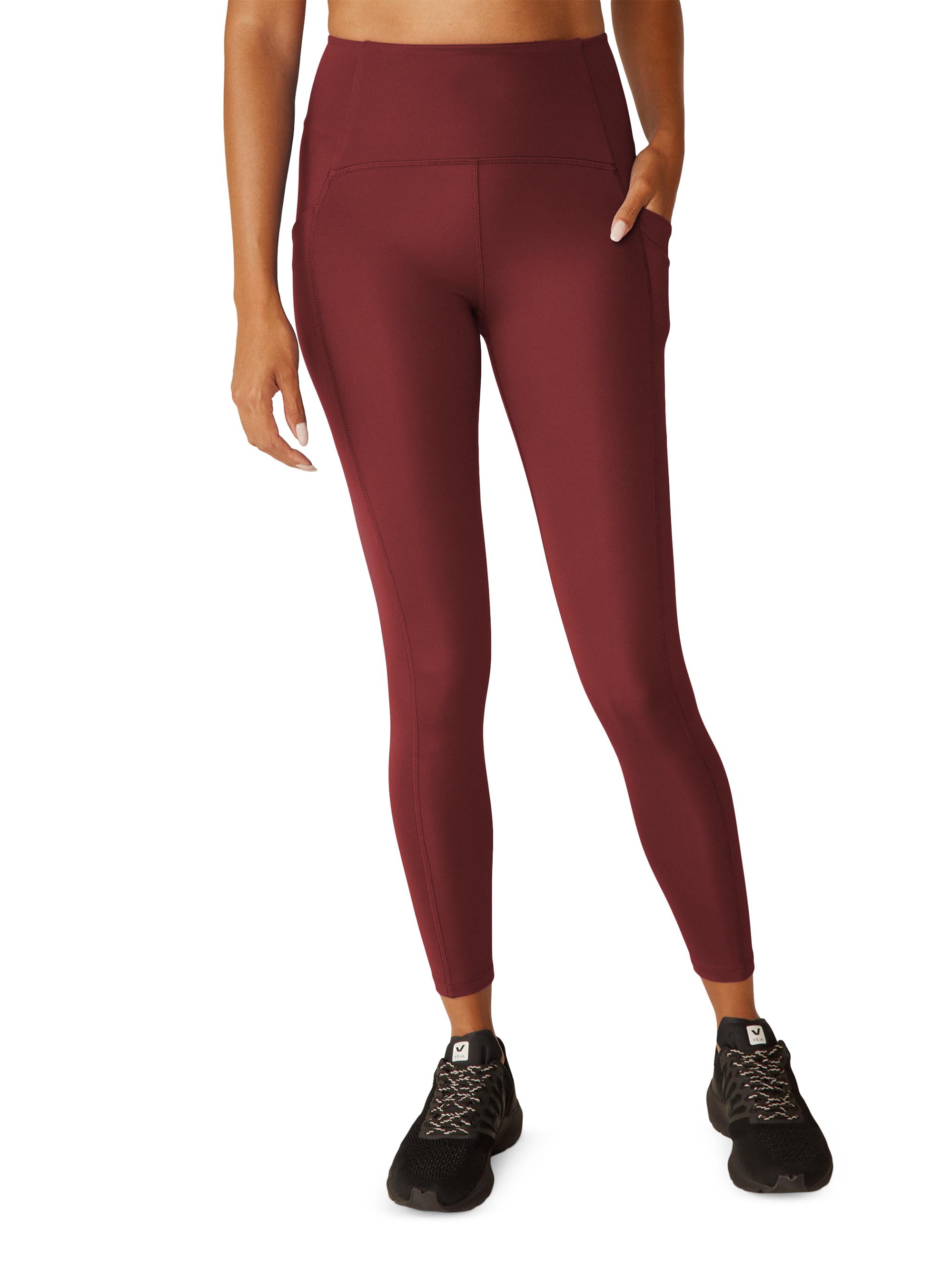 Beyond Yoga Women's Powerbeyond Strive Pocket Midi Leggings - California Merlot