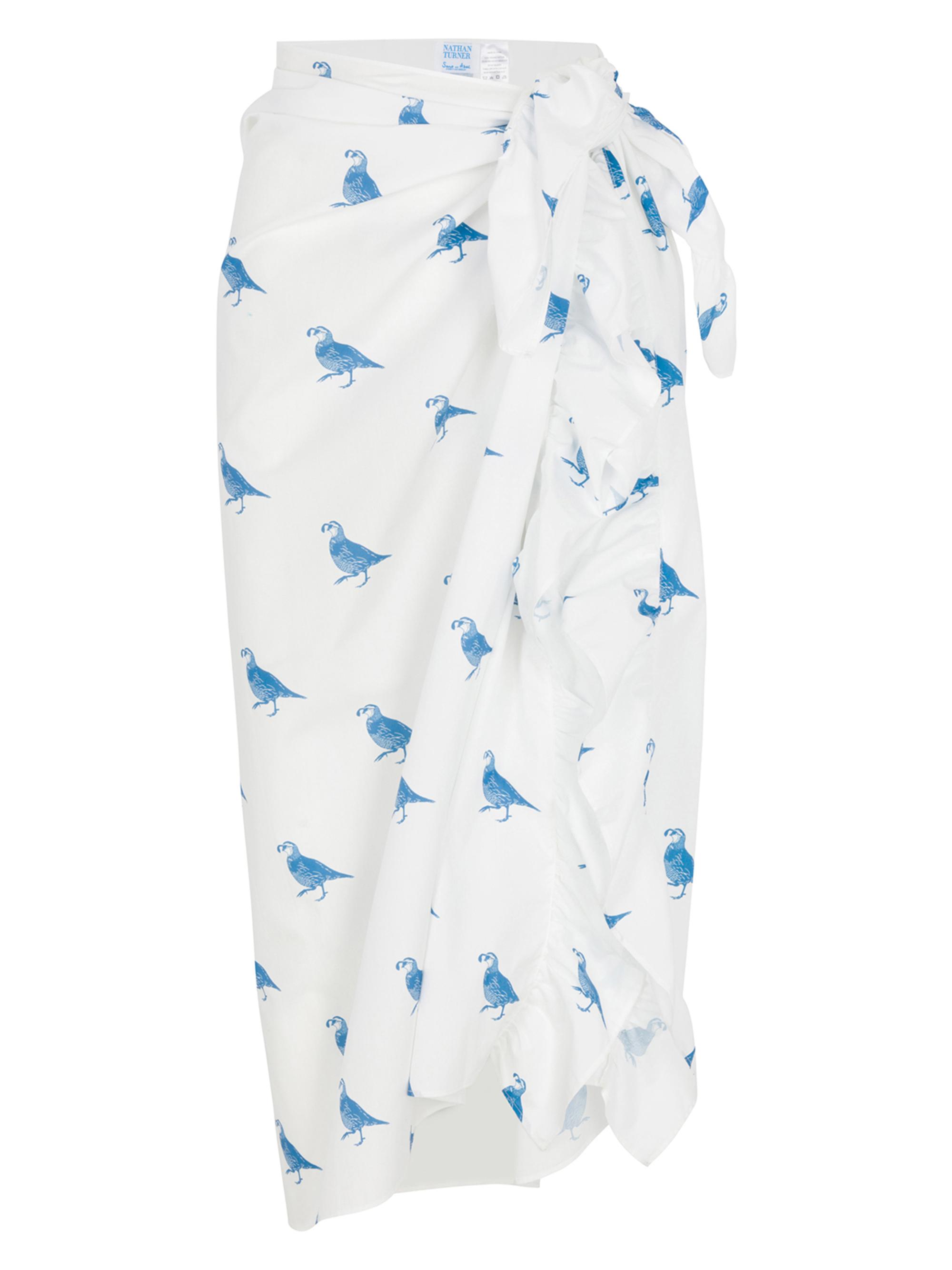 Sant and Abel Women's Quail Sarong - Blue