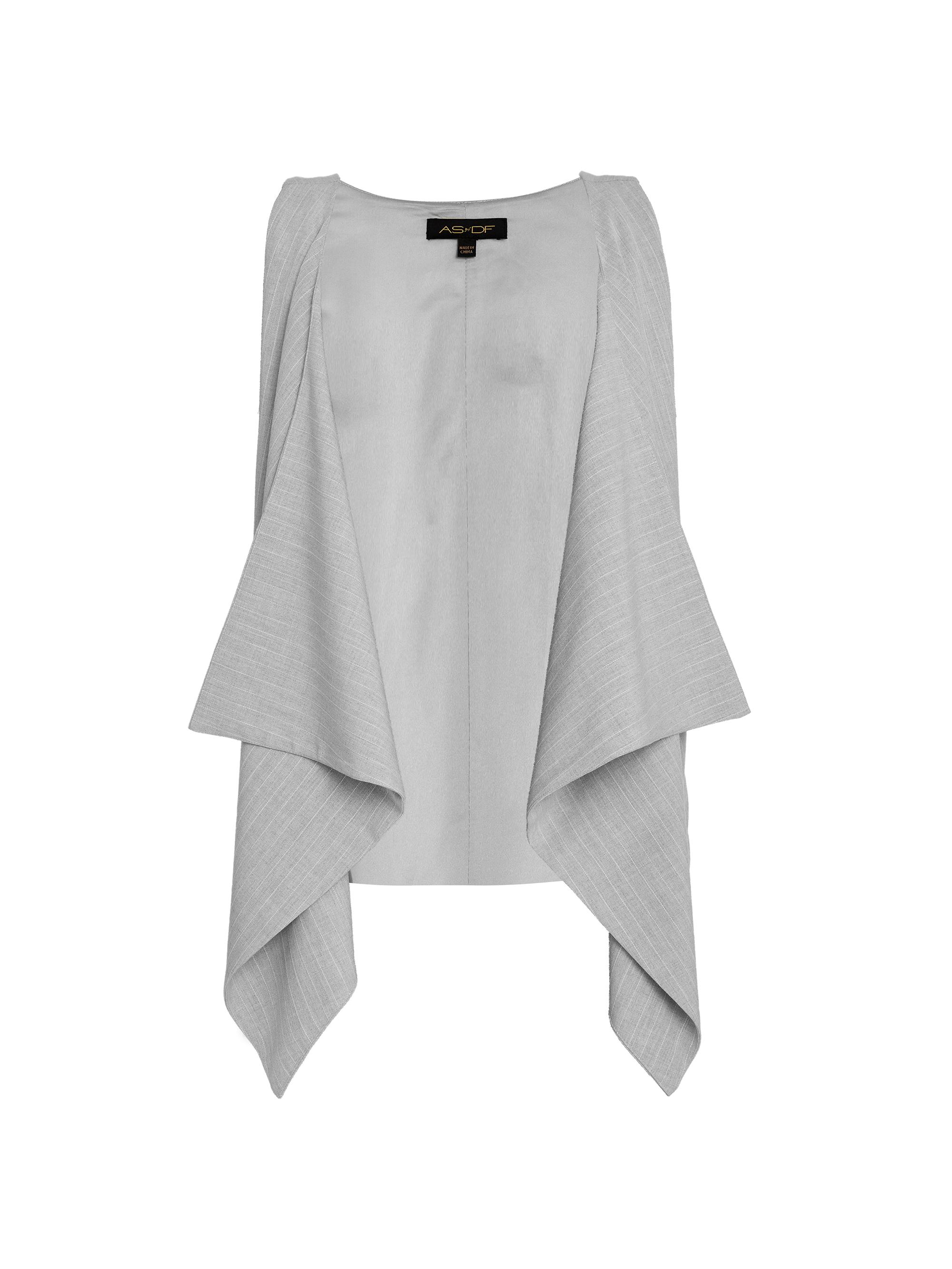 AS by DF Women's Luxembourg Vest - Grey Pinstripe