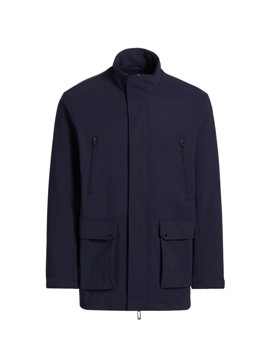 Emporio Armani Caban Stand-Collar Jacket | Saks Fifth Avenue