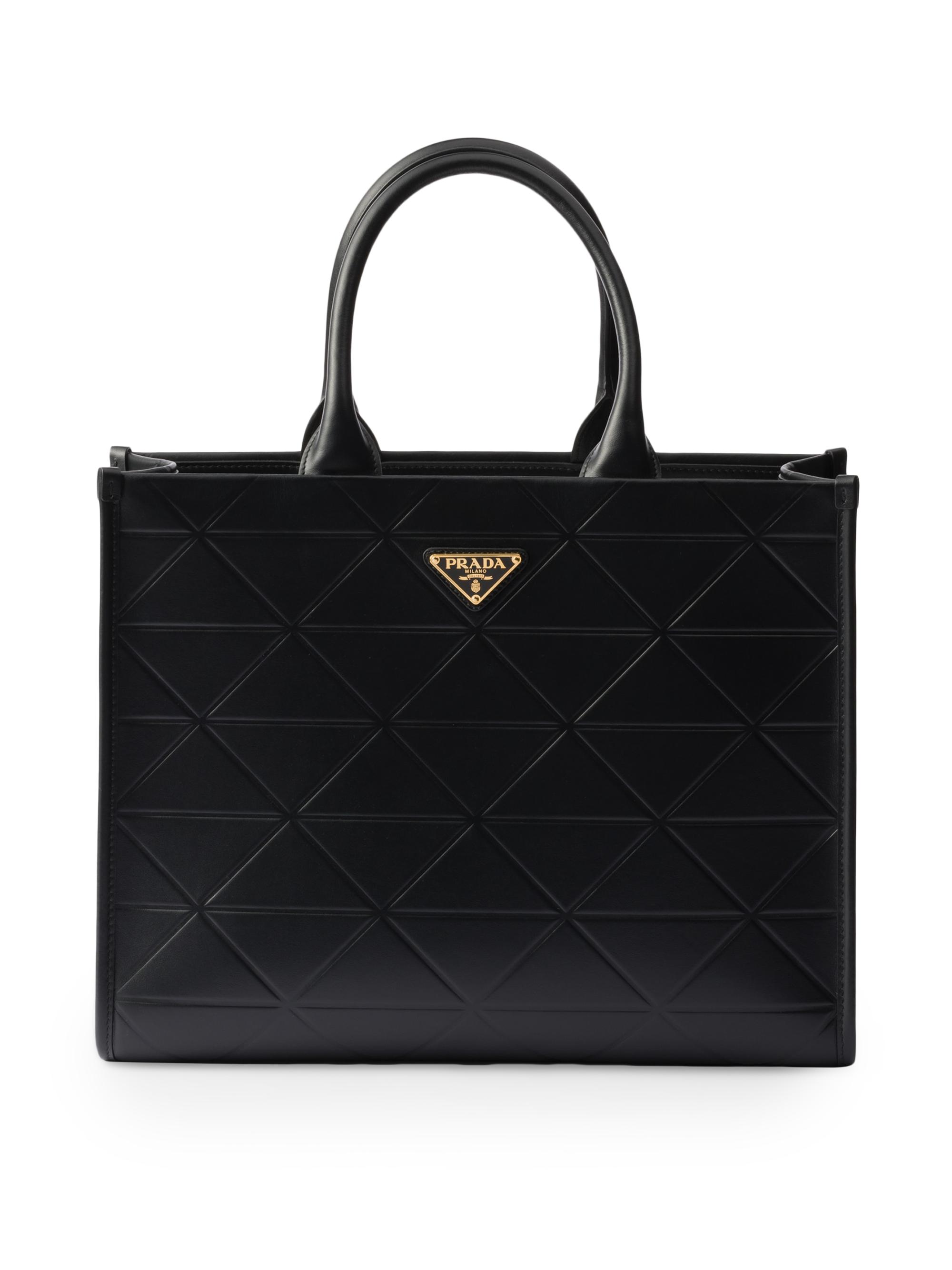Prada Women's Symbole  Leather Bag - Black