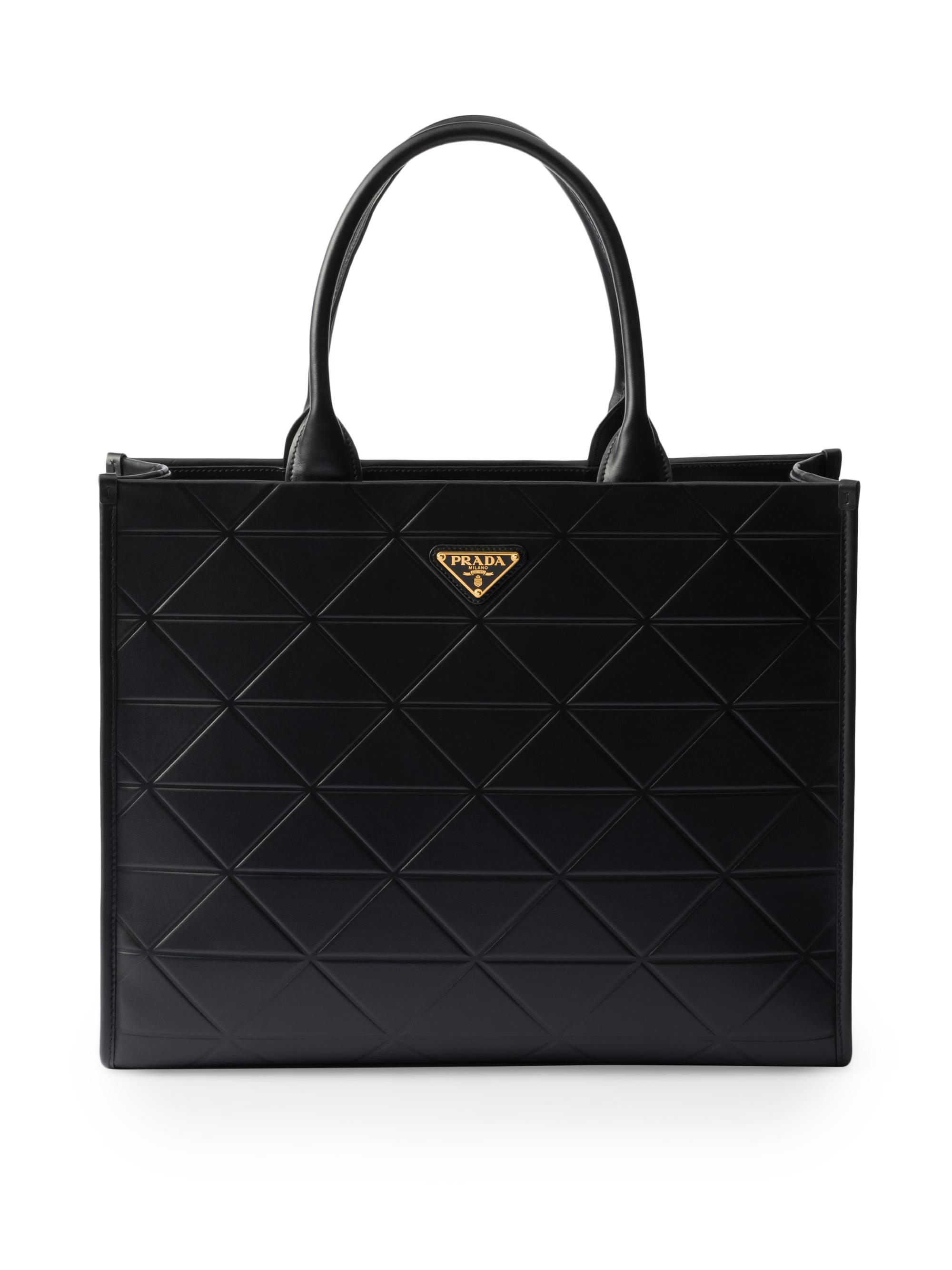 Prada Women's Symbole  Leather Bag - Black