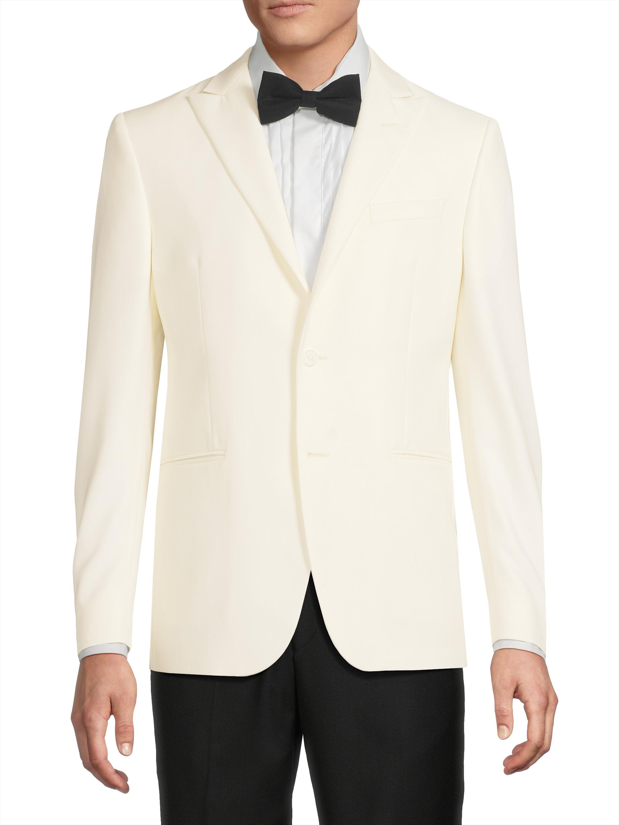 Corneliani Peak-Lapel Tailored Jacket | Saks Fifth Avenue