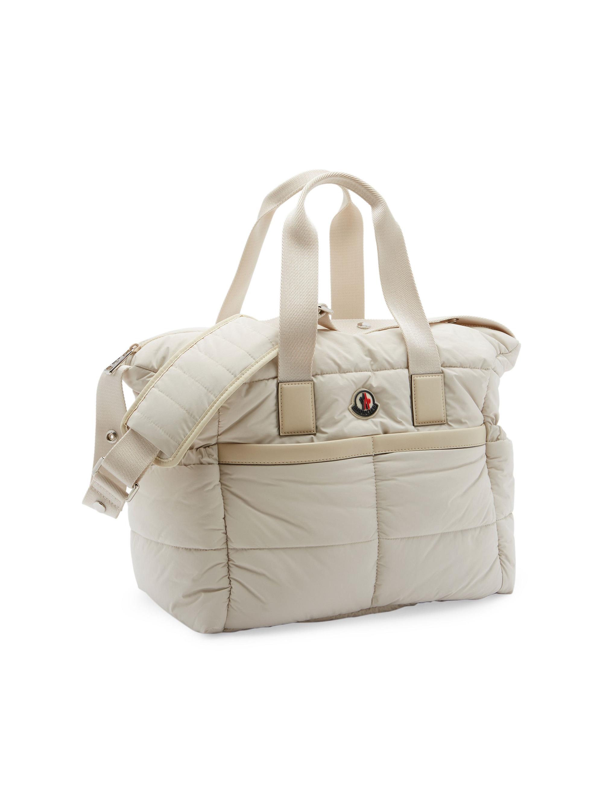 Moncler Men's Nylon Diaper Tote Bag - Beige