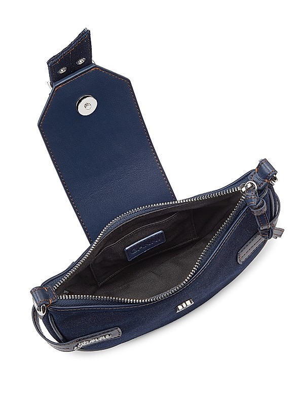 Shop Ganni Bucky Denim Crossbody Bag | Saks Fifth Avenue Shop Ganni Bucky Denim Crossbody Bag | Saks Fifth Avenue