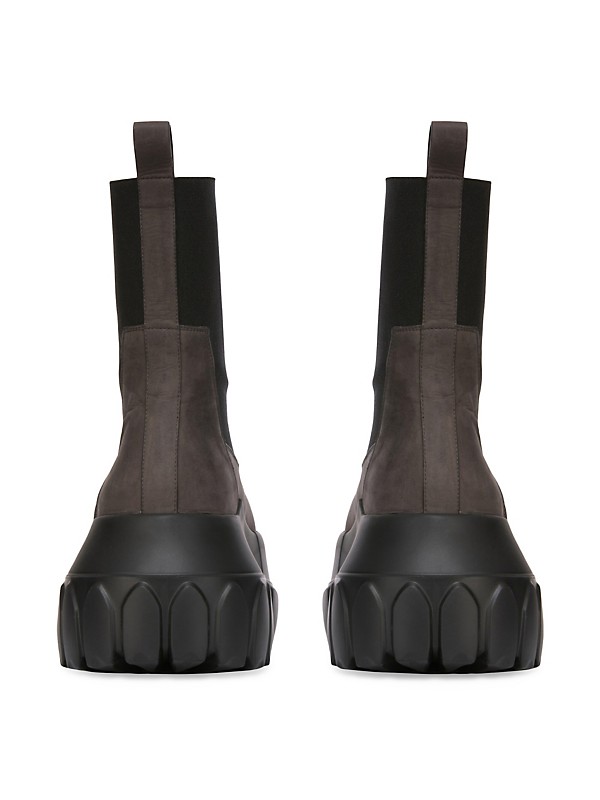 Shop Rick Owens Beatle Mega Tractor Leather Boots | Saks Shop Rick Owens Beatle Mega Tractor Leather Boots | Saks