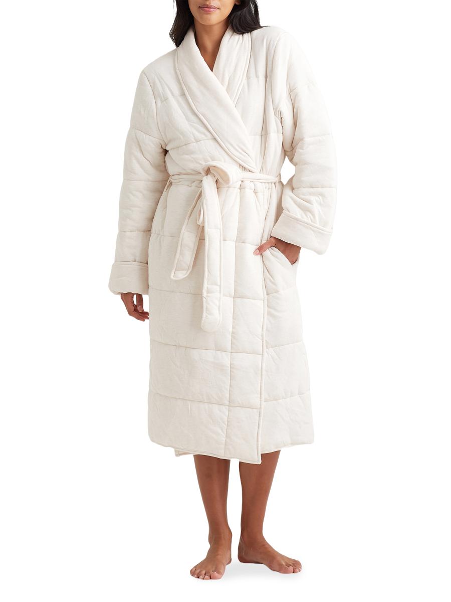 Papinelle Cuddle Puffa Cotton Robe | Saks Fifth Avenue