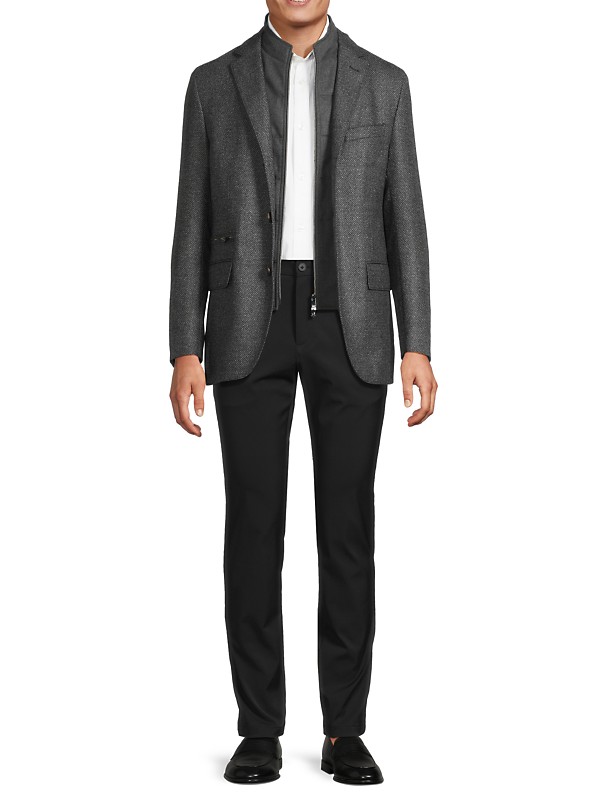Shop Corneliani ID Wool Sport Jacket | Saks Fifth Avenue Shop Corneliani ID Wool Sport Jacket | Saks Fifth Avenue
