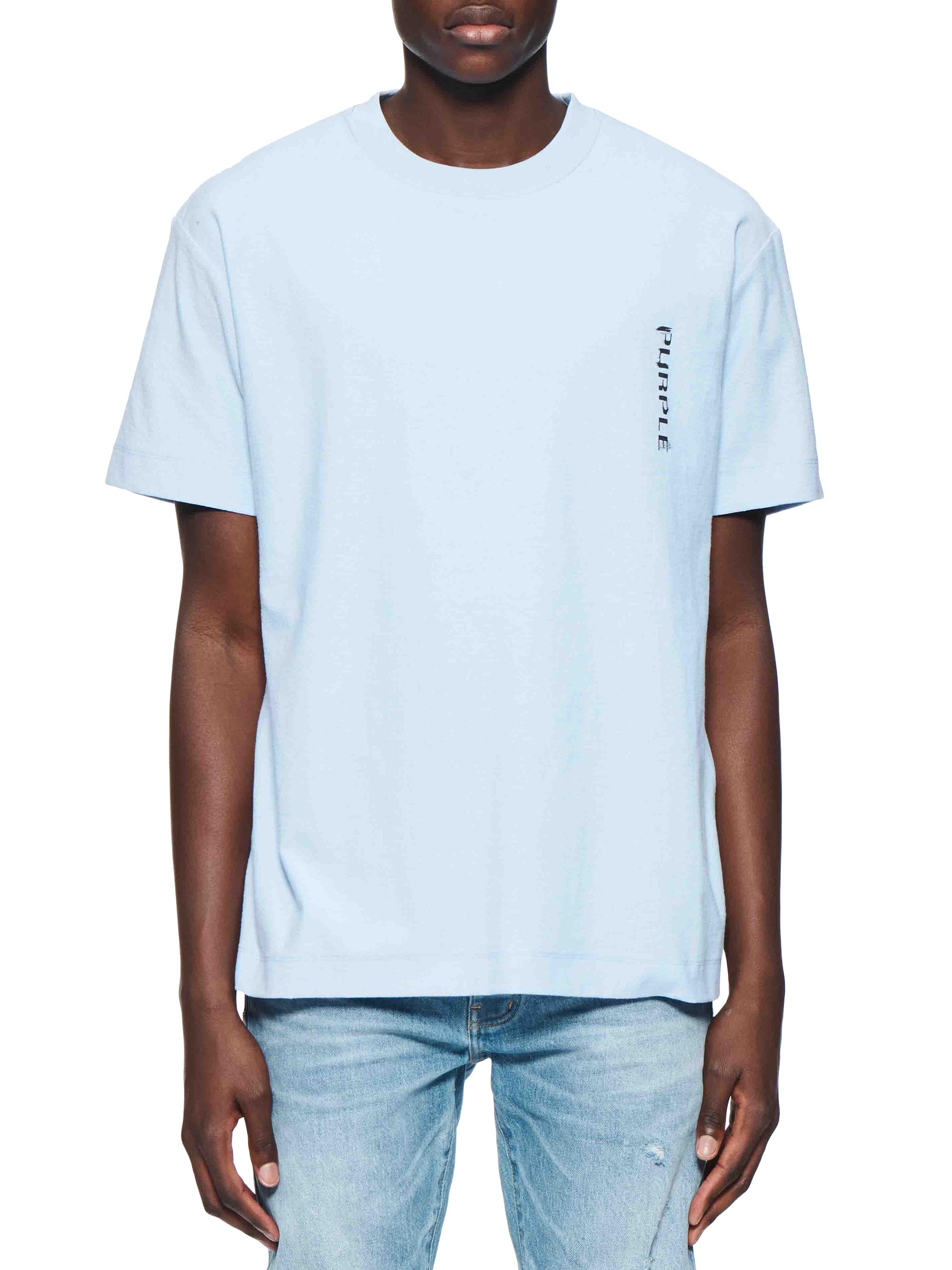 Purple Brand Men's Logo Cotton Short-Sleeve T-Shirt - Blue