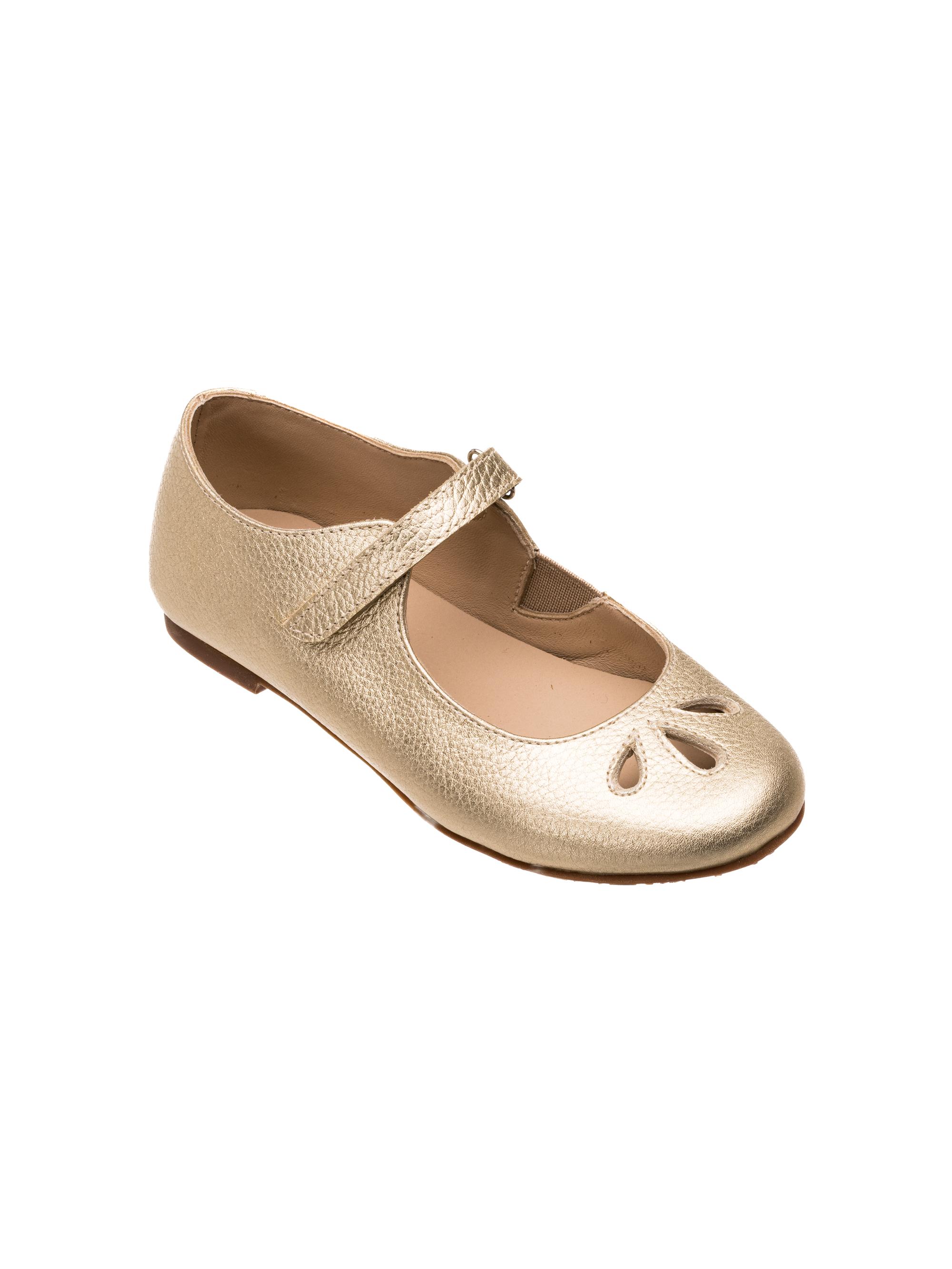 Elephantito Little Girl's & Girl's Rosie Patent Leather Mary Janes - Gold 1 (Child)