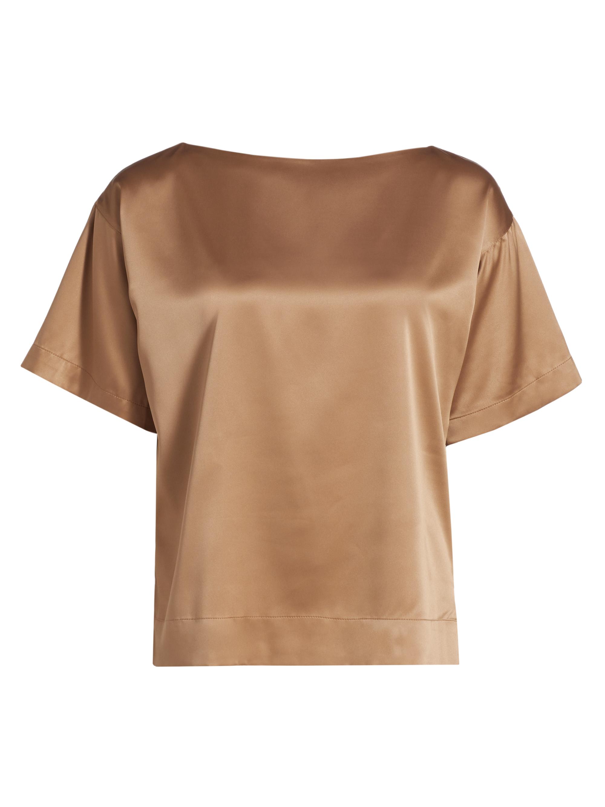 Natori Women's Glamour Satin Top - Taupe