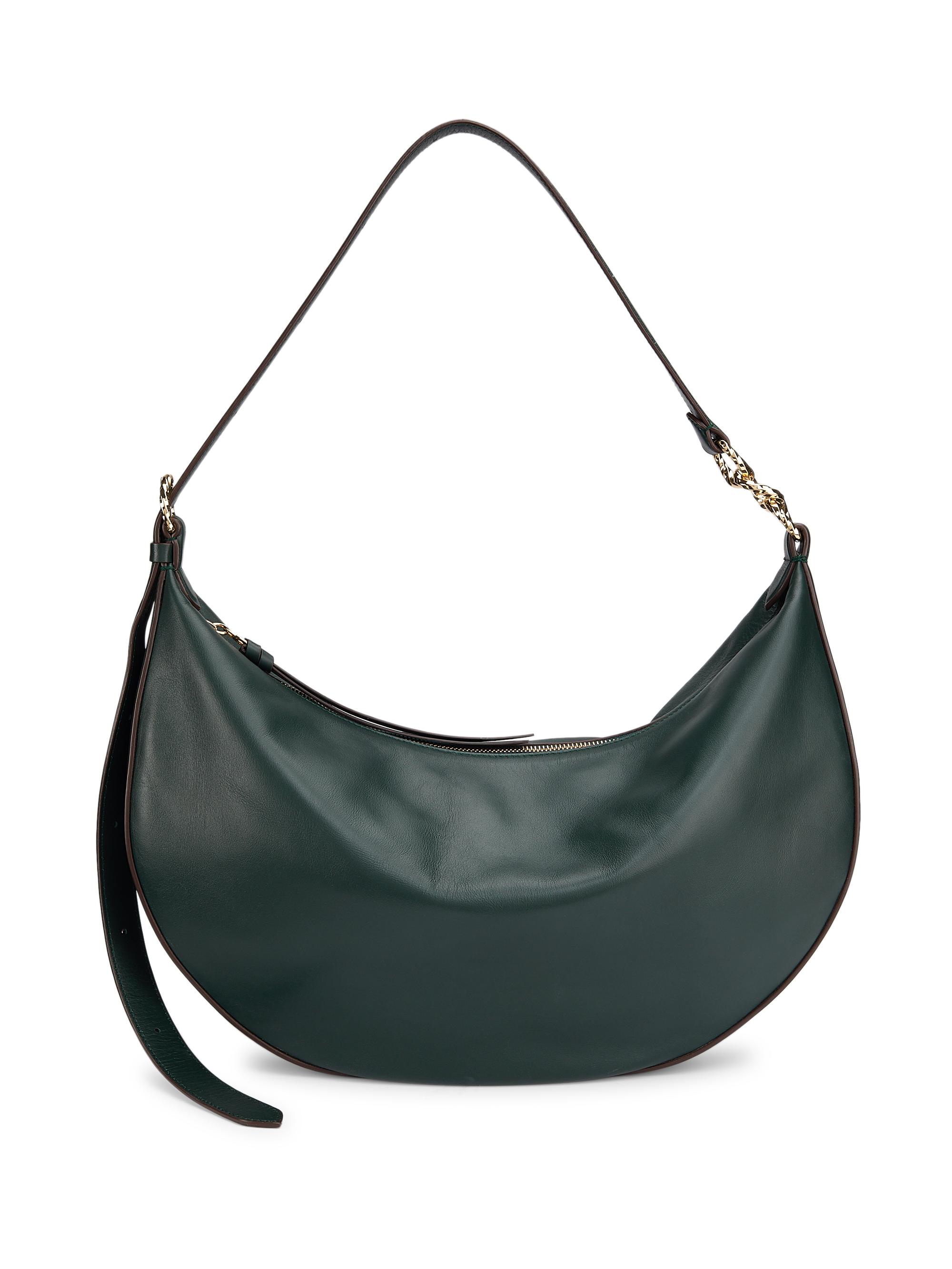 Ulla Johnson Women's  Twyla Leather Hobo Bag - Malachite