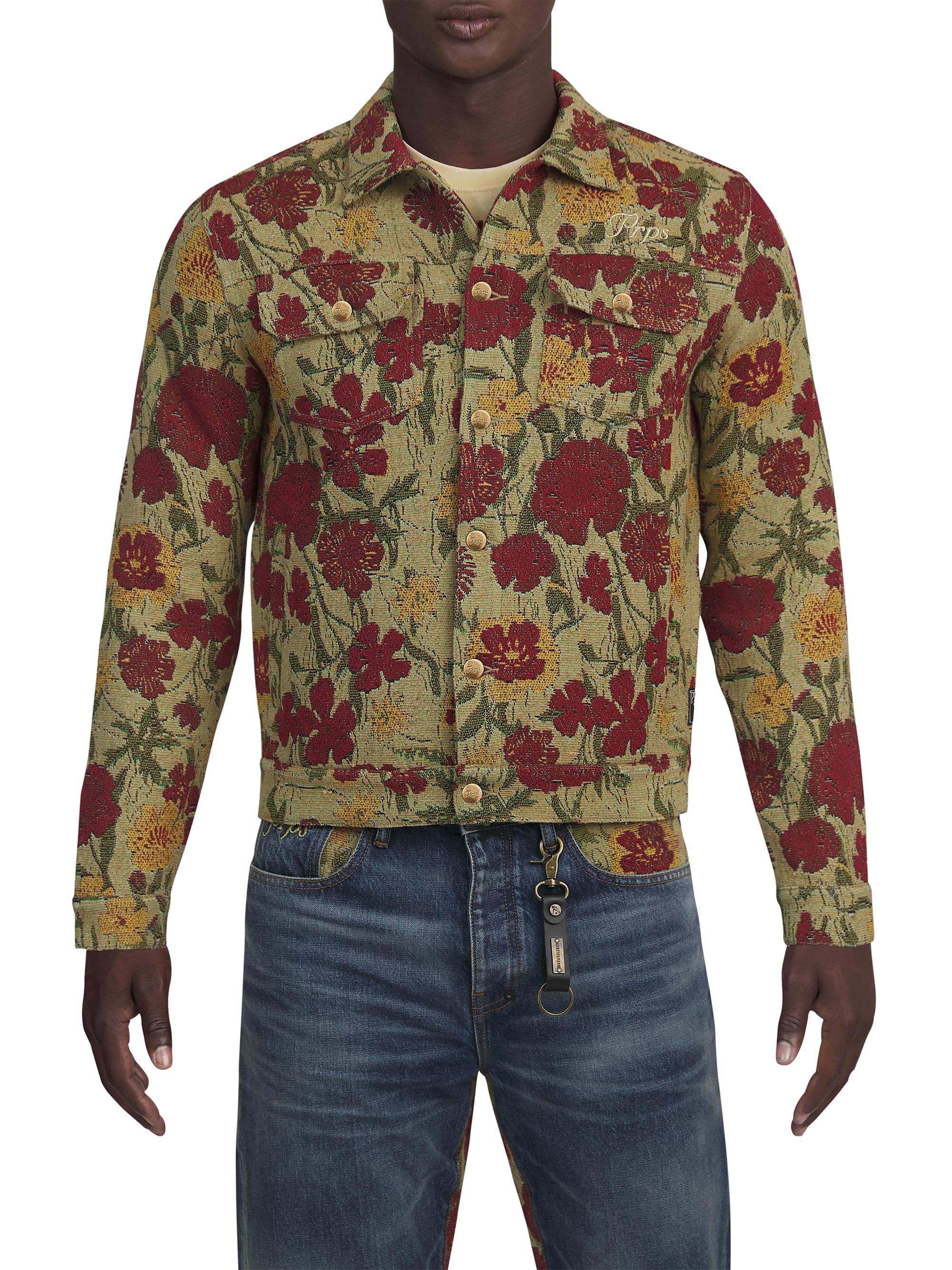 Prps Men's Deer Valley Jacquard Trucker Jacket