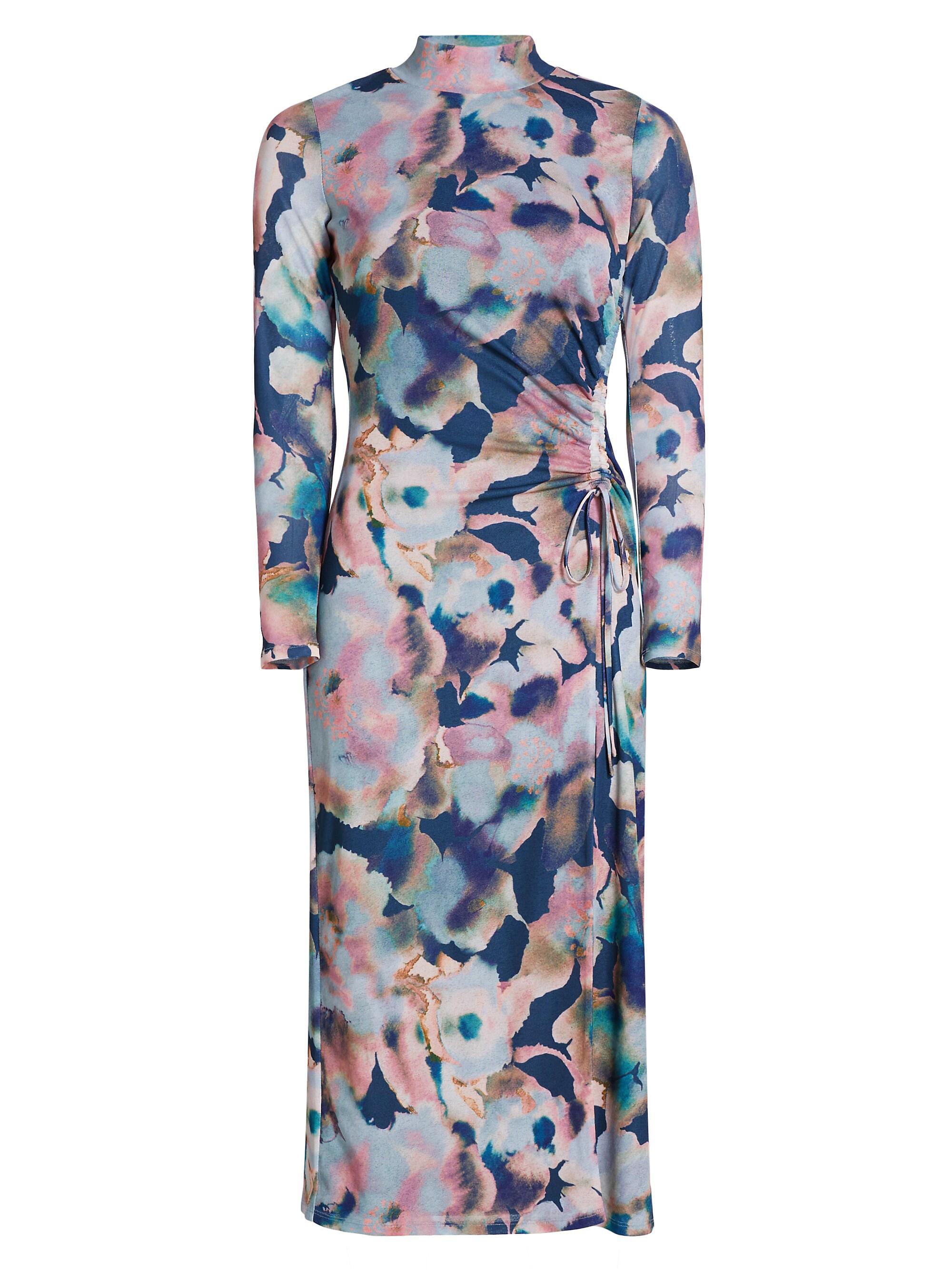Rails Women's Mona Watercolor Floral Midi-Dress - Midnight Verbena
