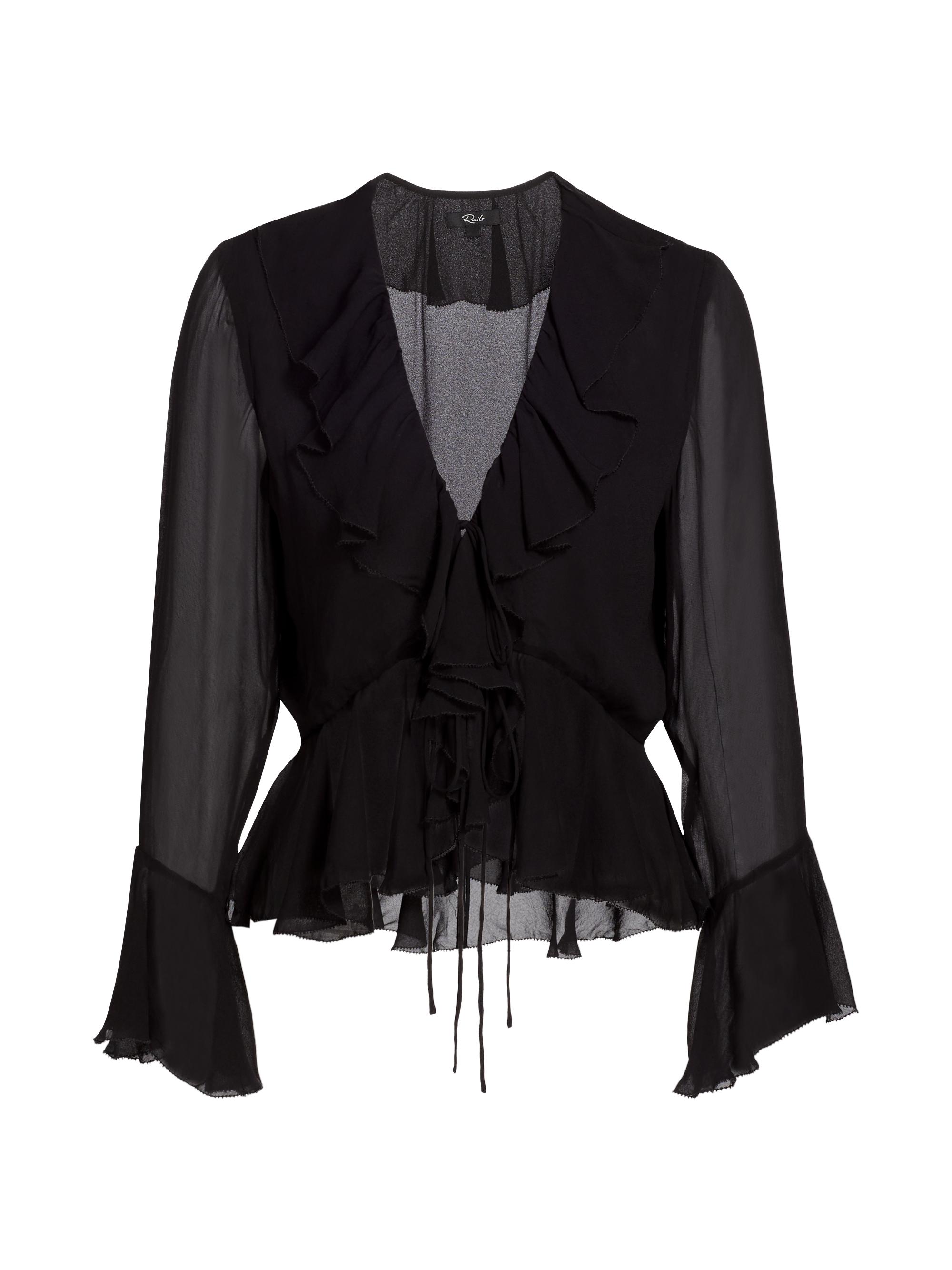 Rails Women's Nicoletta Ruffle Blouse - Black