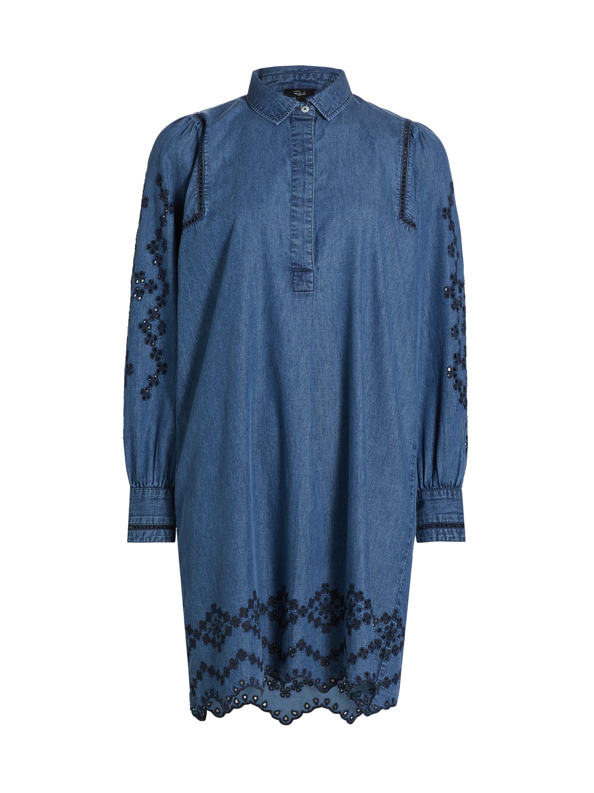 Rails Women's Fernanda Denim Shift Dress - Dark Vintage Wash