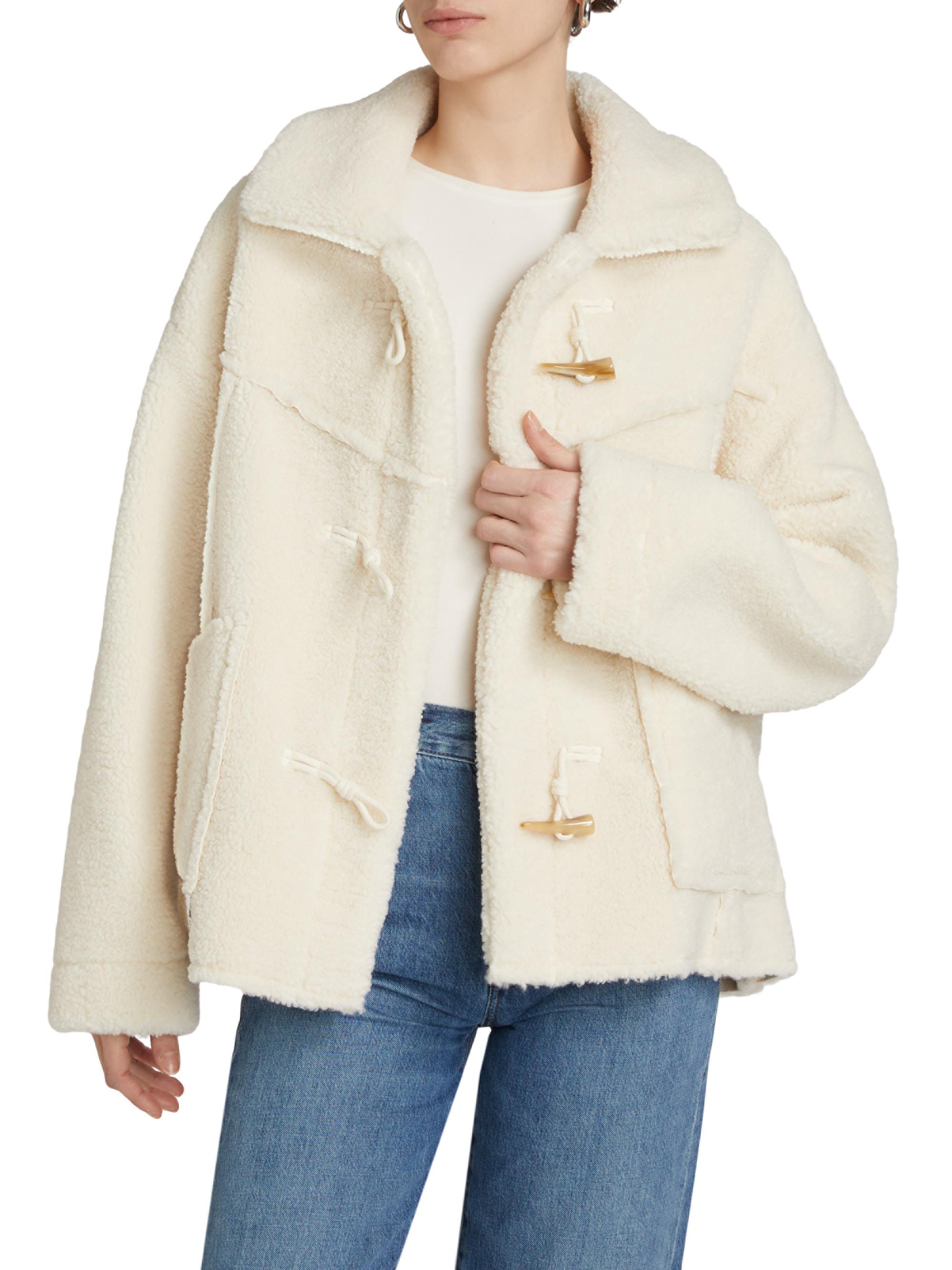 Kivari Lianna Toggle Sherpa Jacket | Saks Fifth Avenue