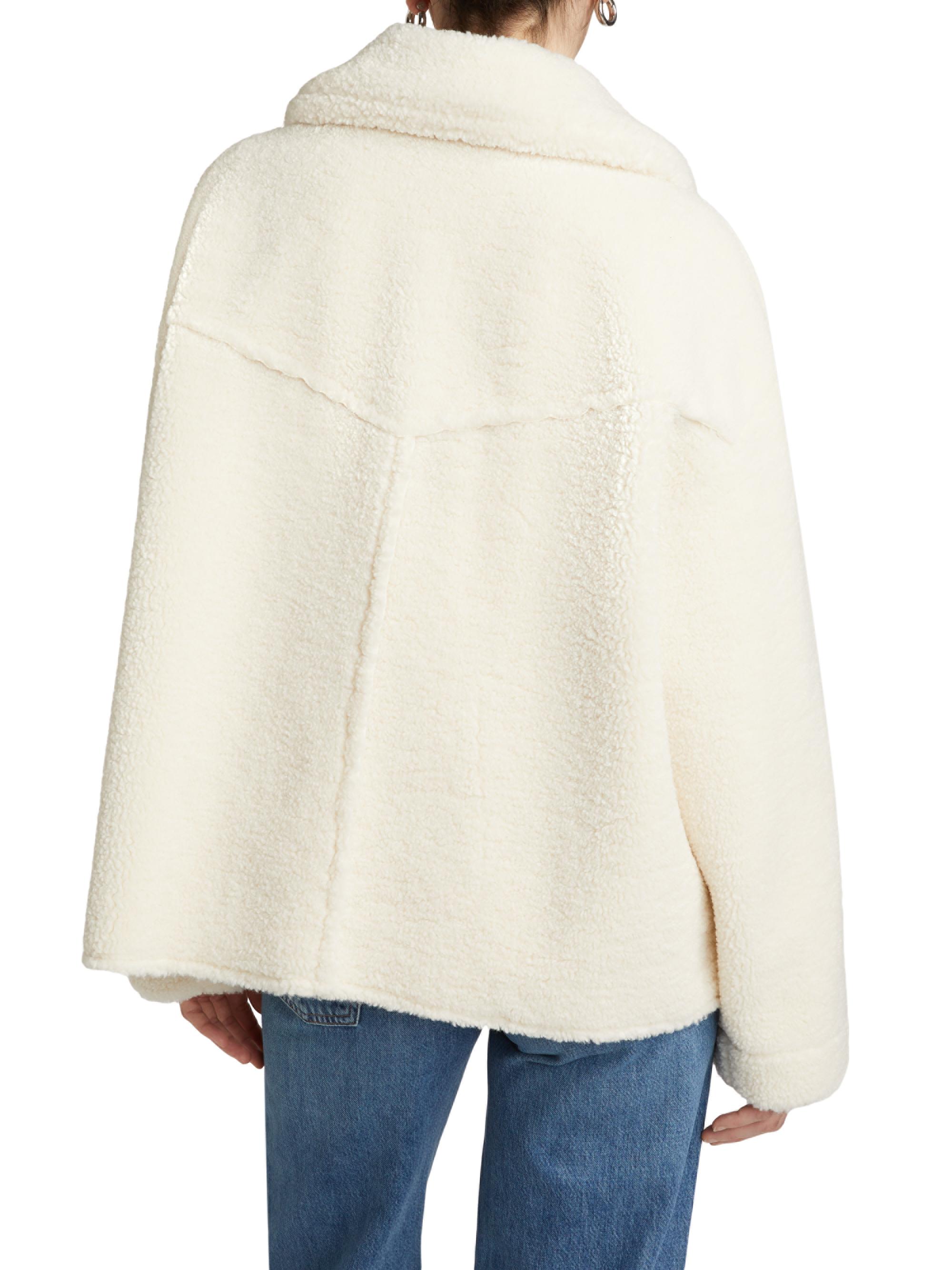 Kivari Lianna Toggle Sherpa Jacket | Saks Fifth Avenue
