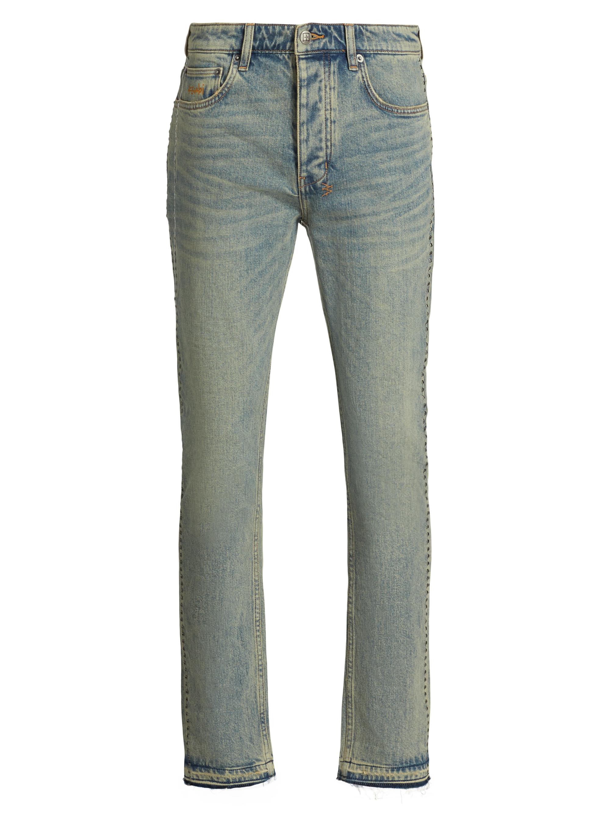 Ksubi Men's Mad Mad World Chitch Stagelight Studded Slim-Fit Jeans - Denim