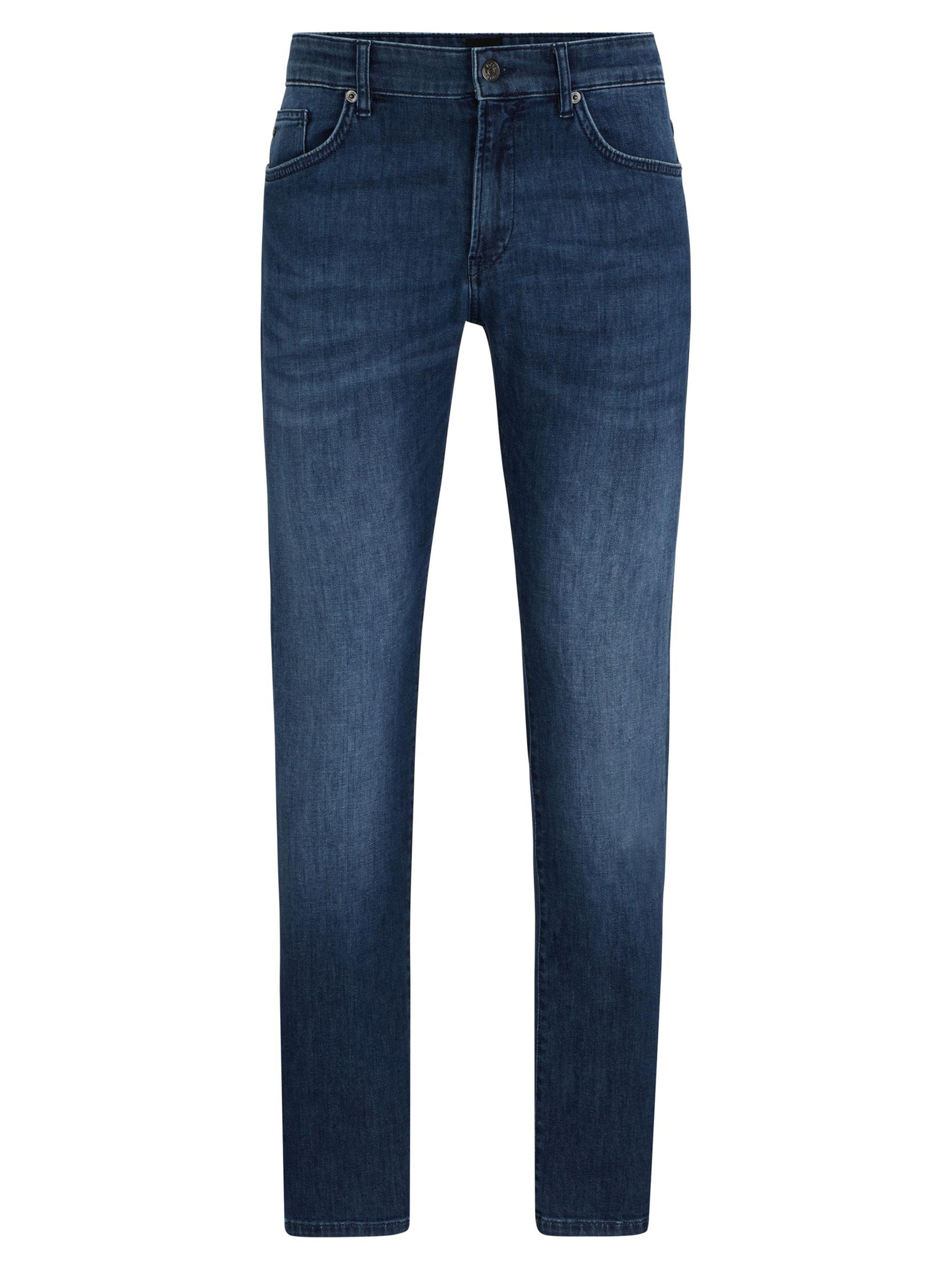 BOSS Men's Slim Fit Jeans in Comfort Stretch Denim - Blue