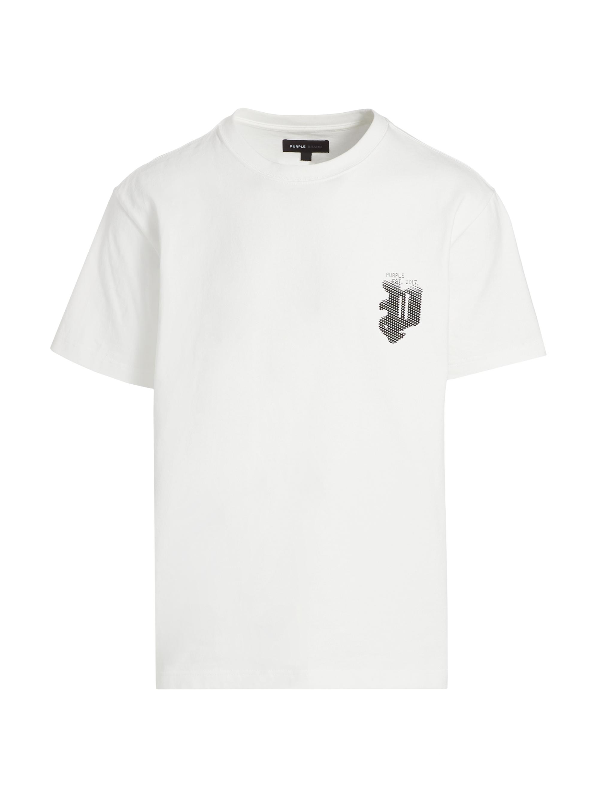 Purple Brand Men's Old English Logo T-Shirt - White