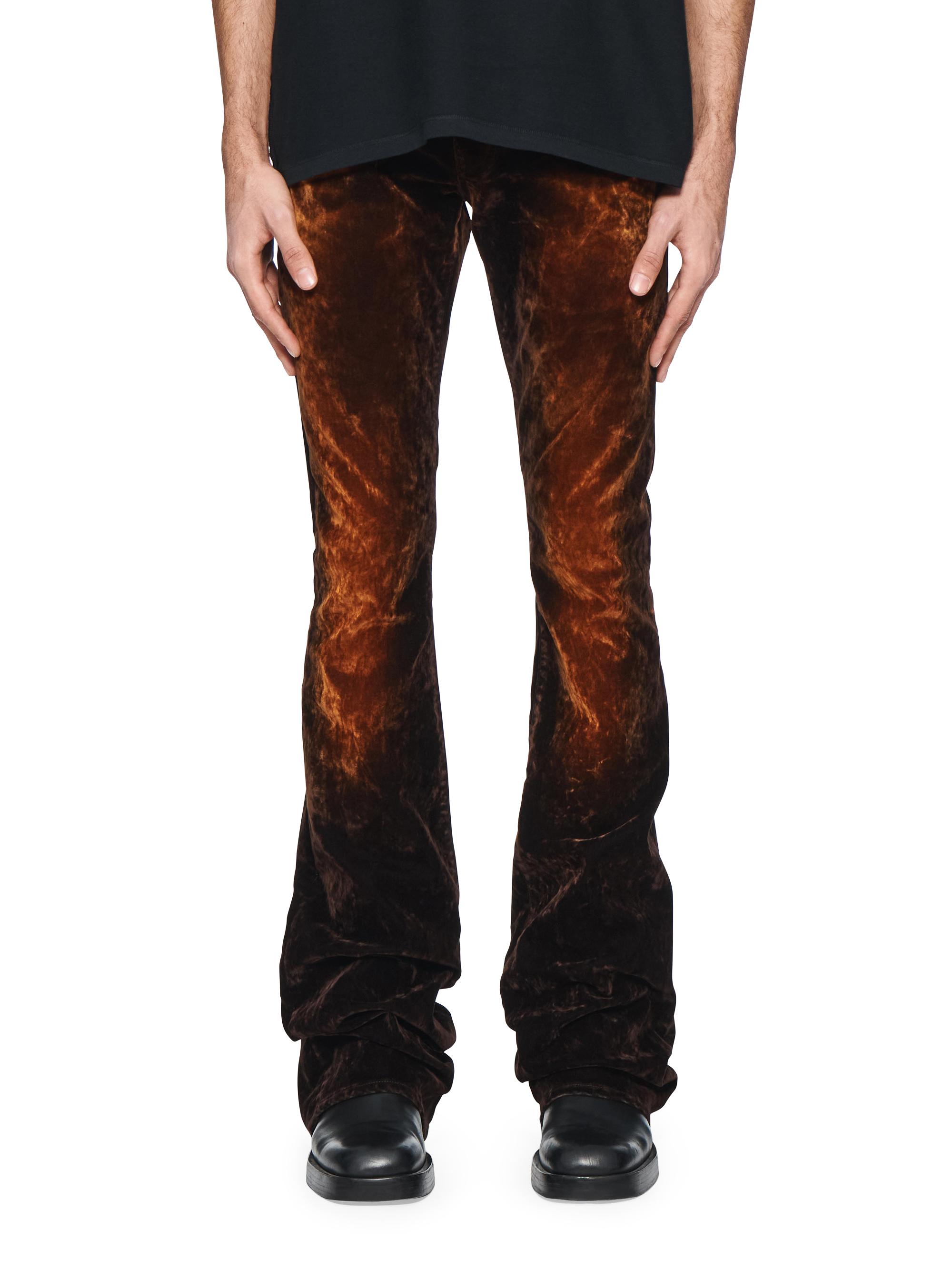 Purple Brand Men's Super Stack Flare Jeans - Brown