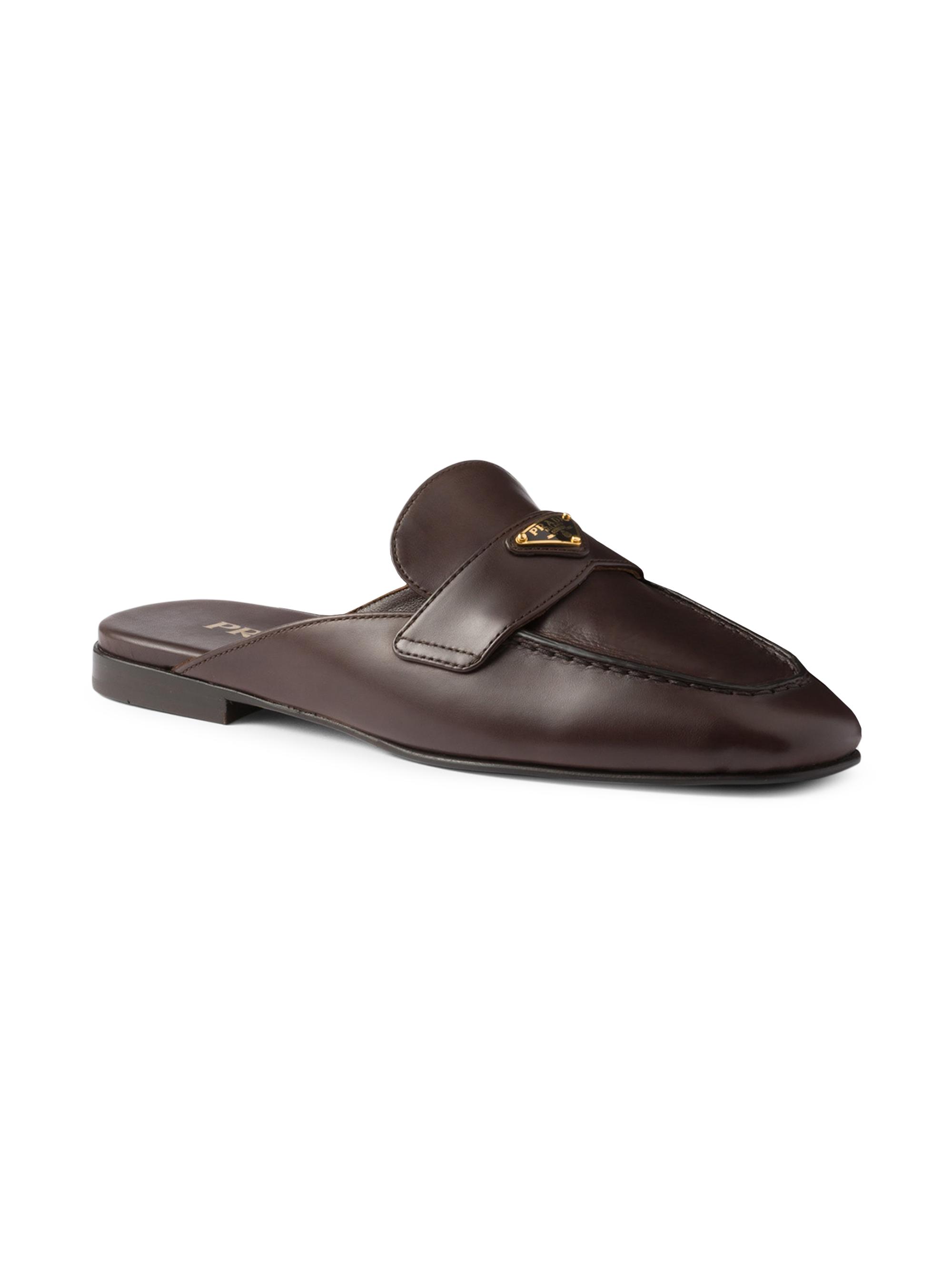 Prada Leather Mules - Women's Shoes