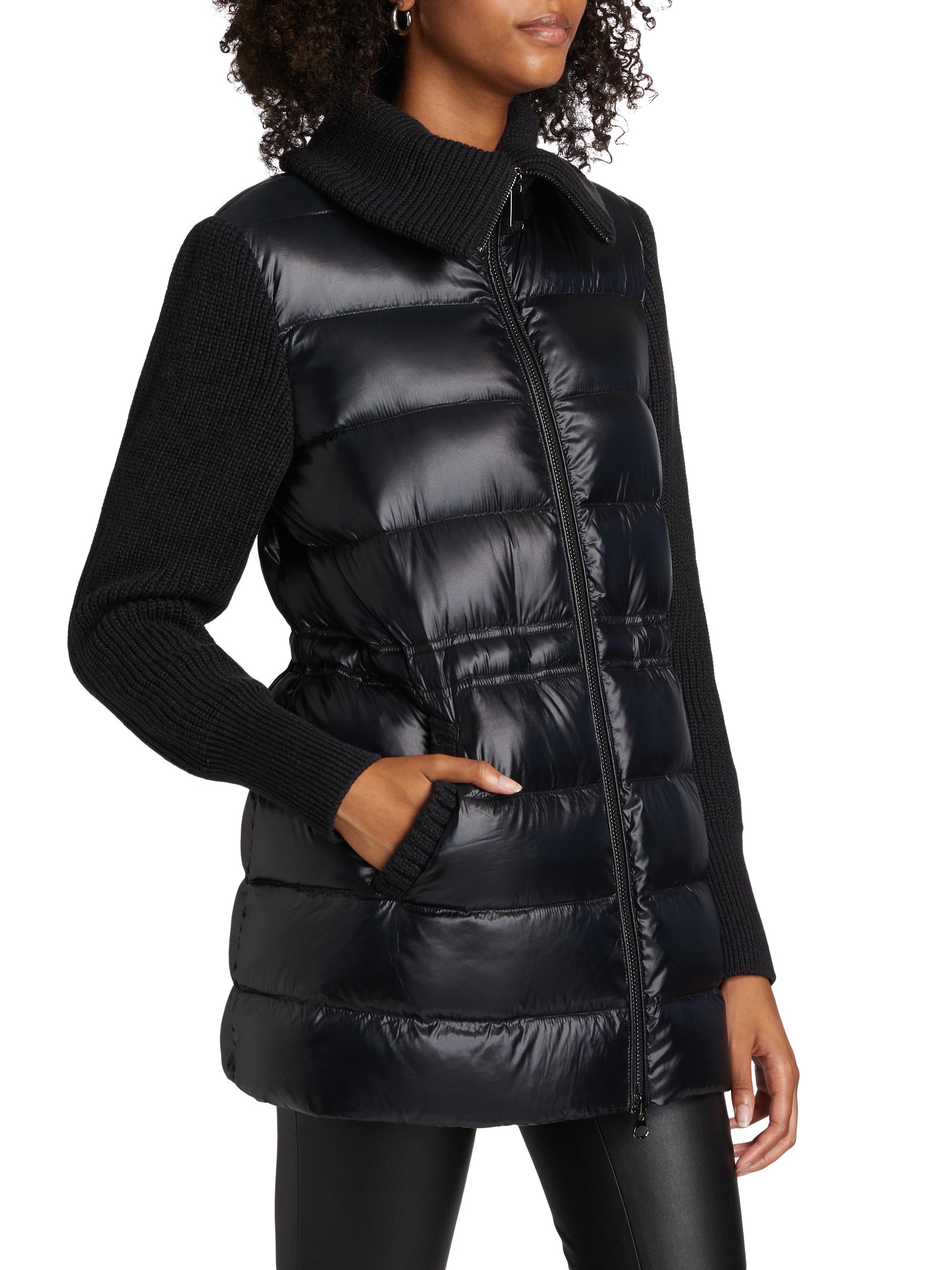 Mercer Collective Mac Mixed-Media Down Coat | Saks Fifth Avenue