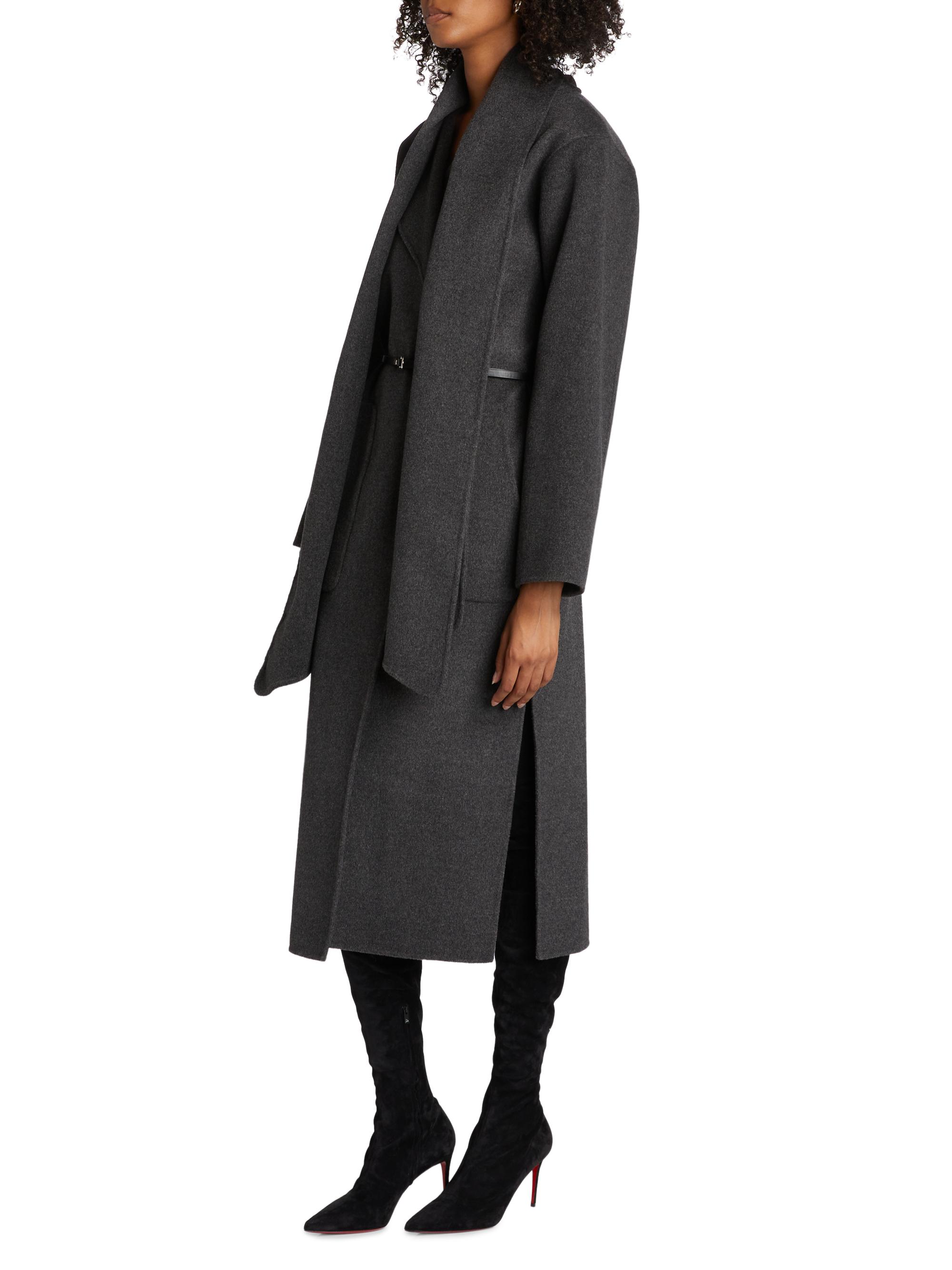 Mercer Collective Victoria Shawl Collar Maxi Wool Coat