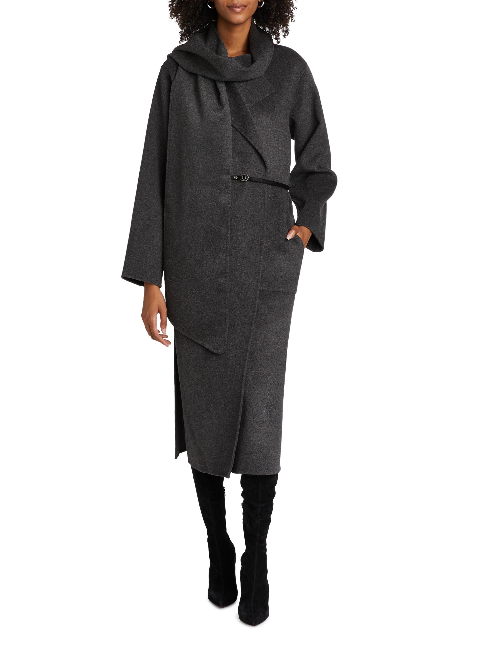Mercer Collective Victoria Shawl Collar Maxi Wool Coat | Saks