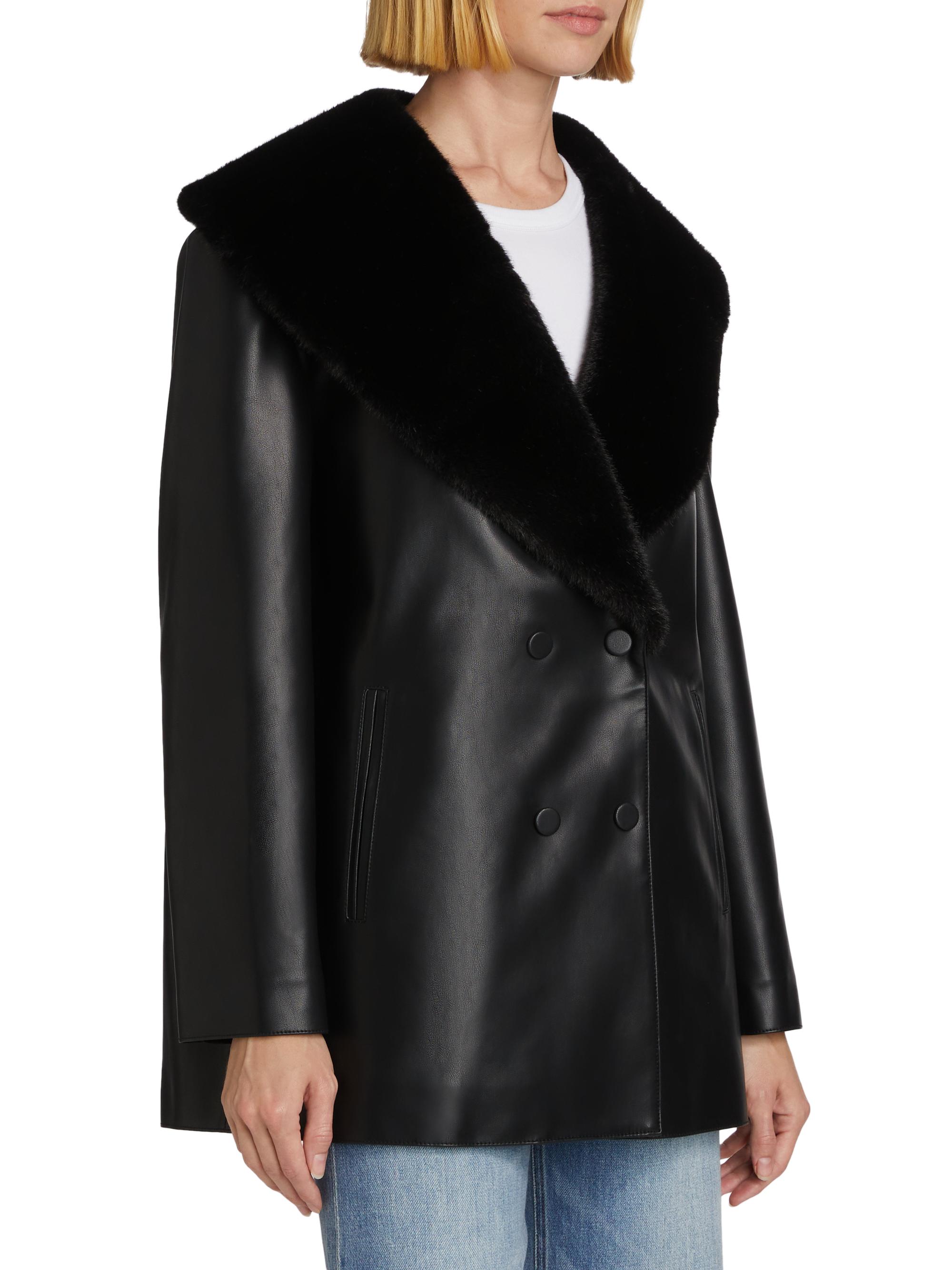 Mercer Collective Faux Fur Faux Leather Jacket | Saks Fifth Avenue