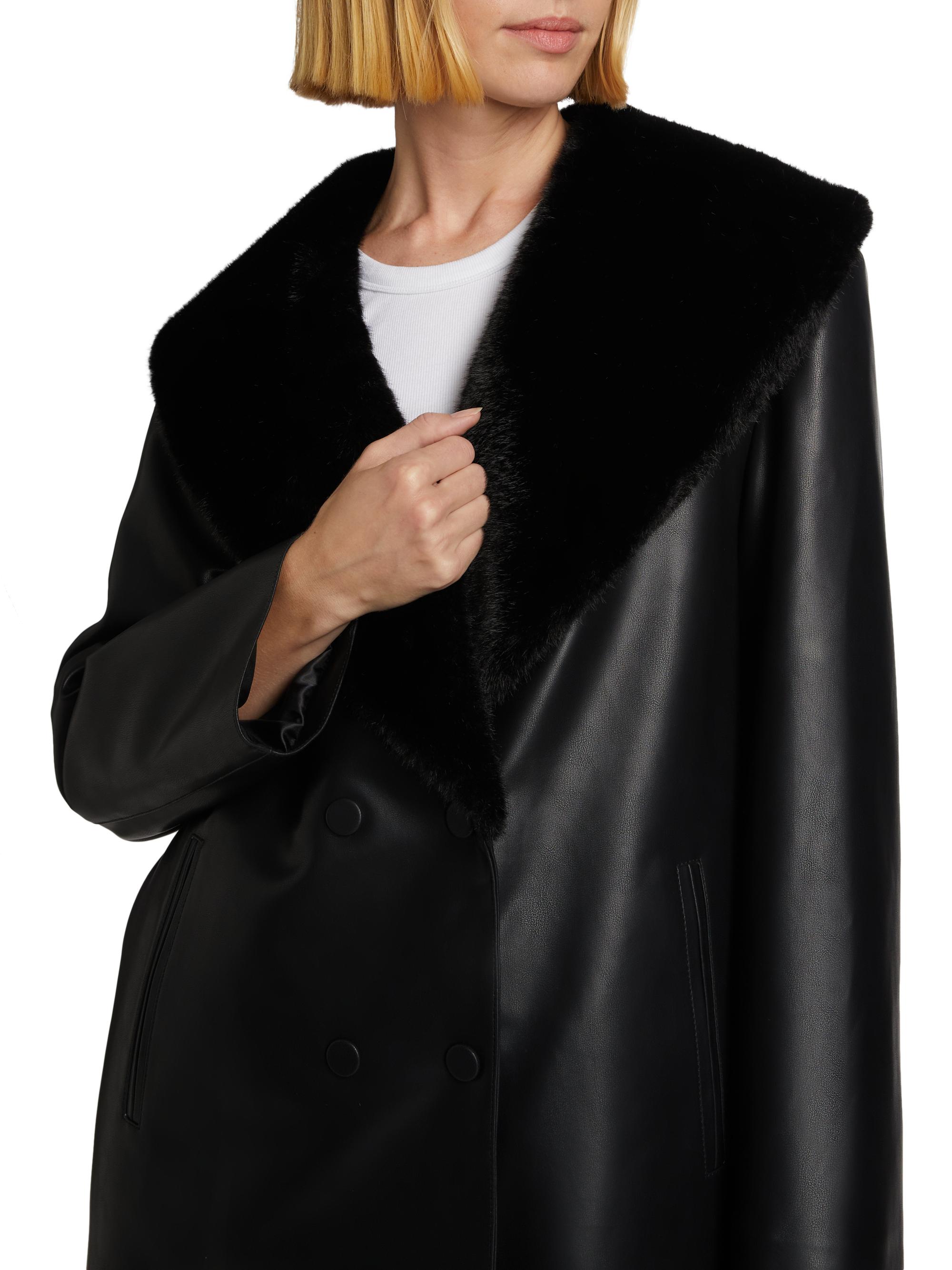 Mercer Collective Faux Fur Faux Leather Jacket | Saks Fifth Avenue