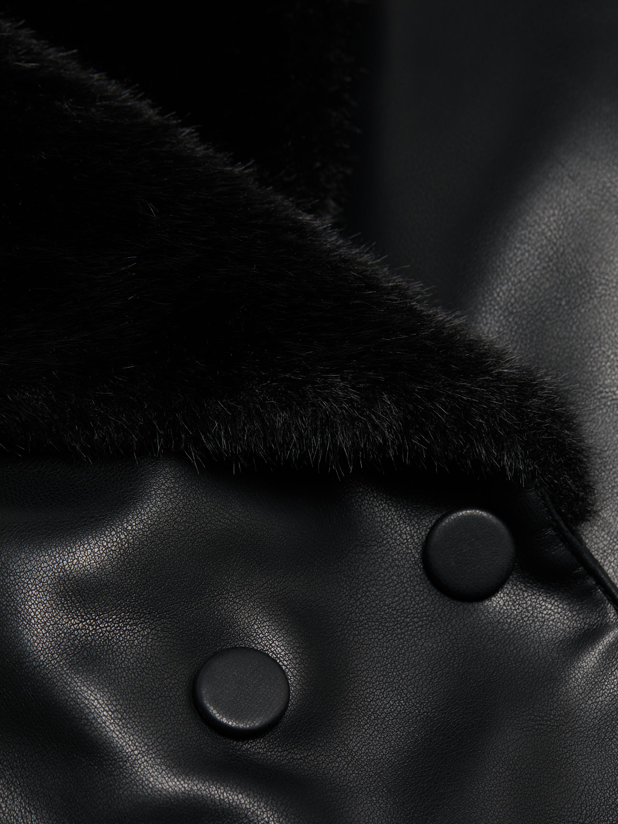 Mercer Collective Faux Fur Faux Leather Jacket | Saks Fifth Avenue