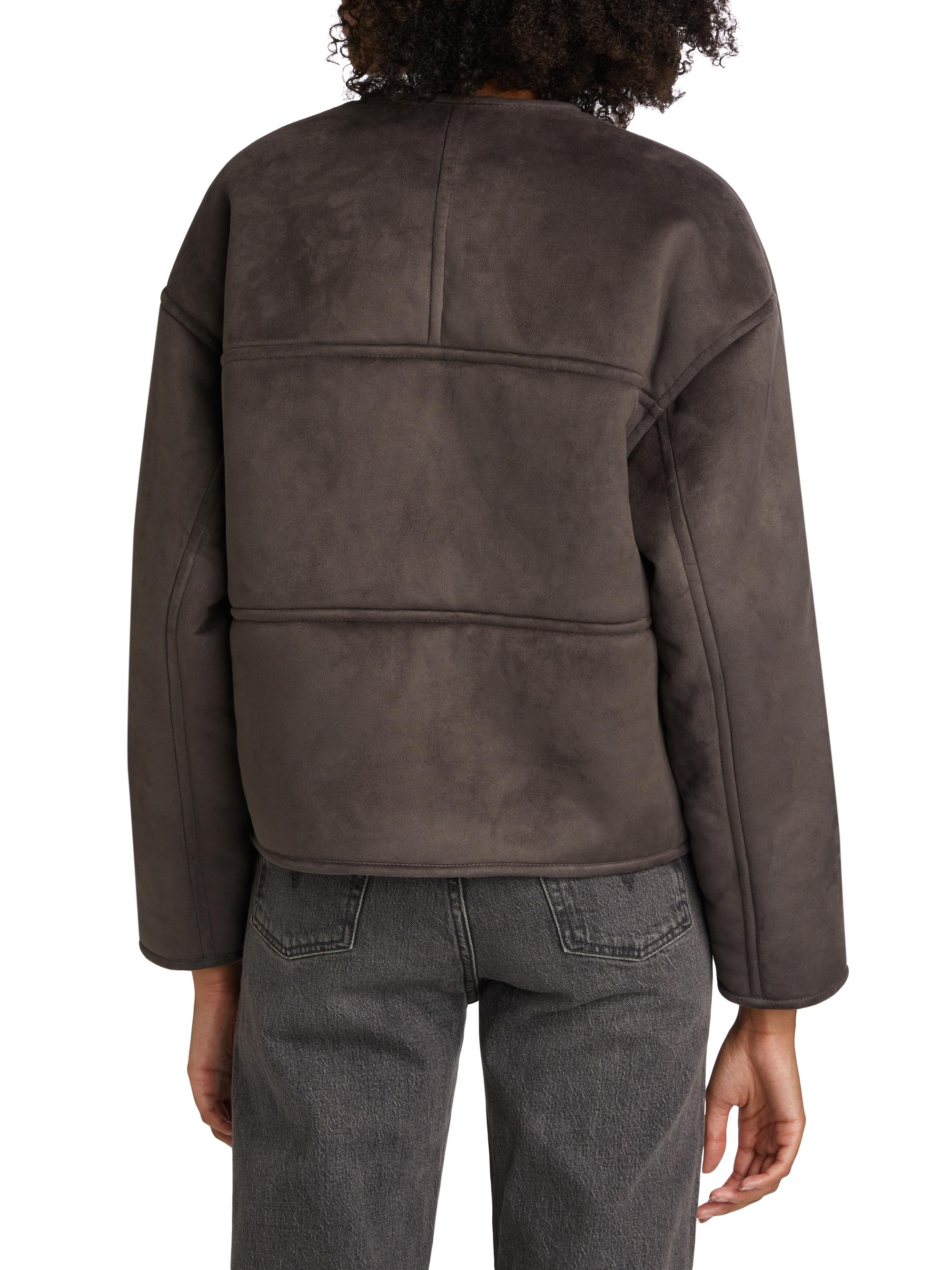 Mercer Collective Heather Collarless Reversible Coat | Saks Fifth